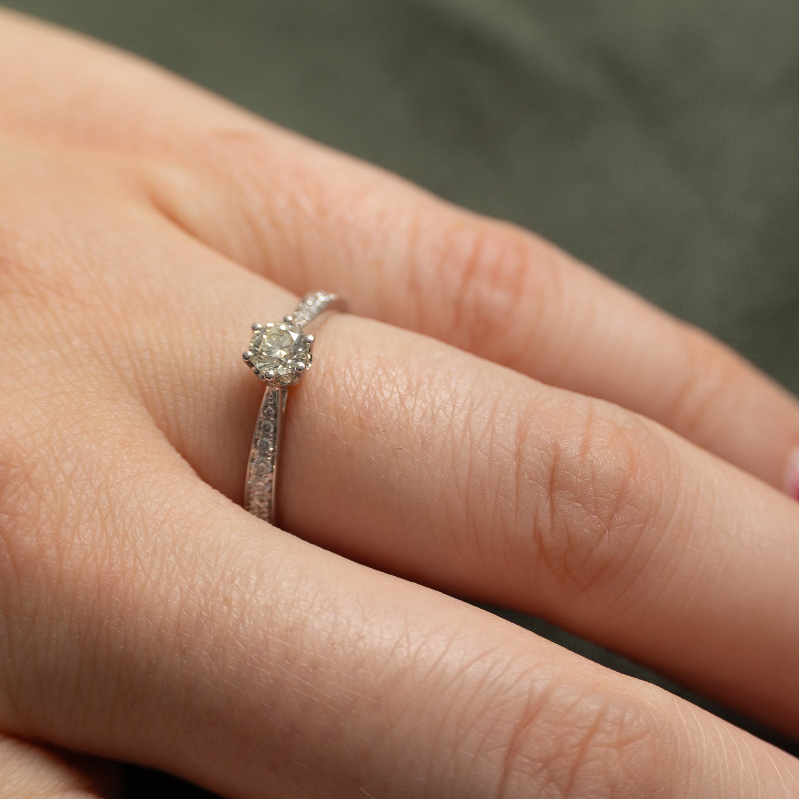 Reverse Tapered Diamond Ring | 0.42ctw | SZ 6