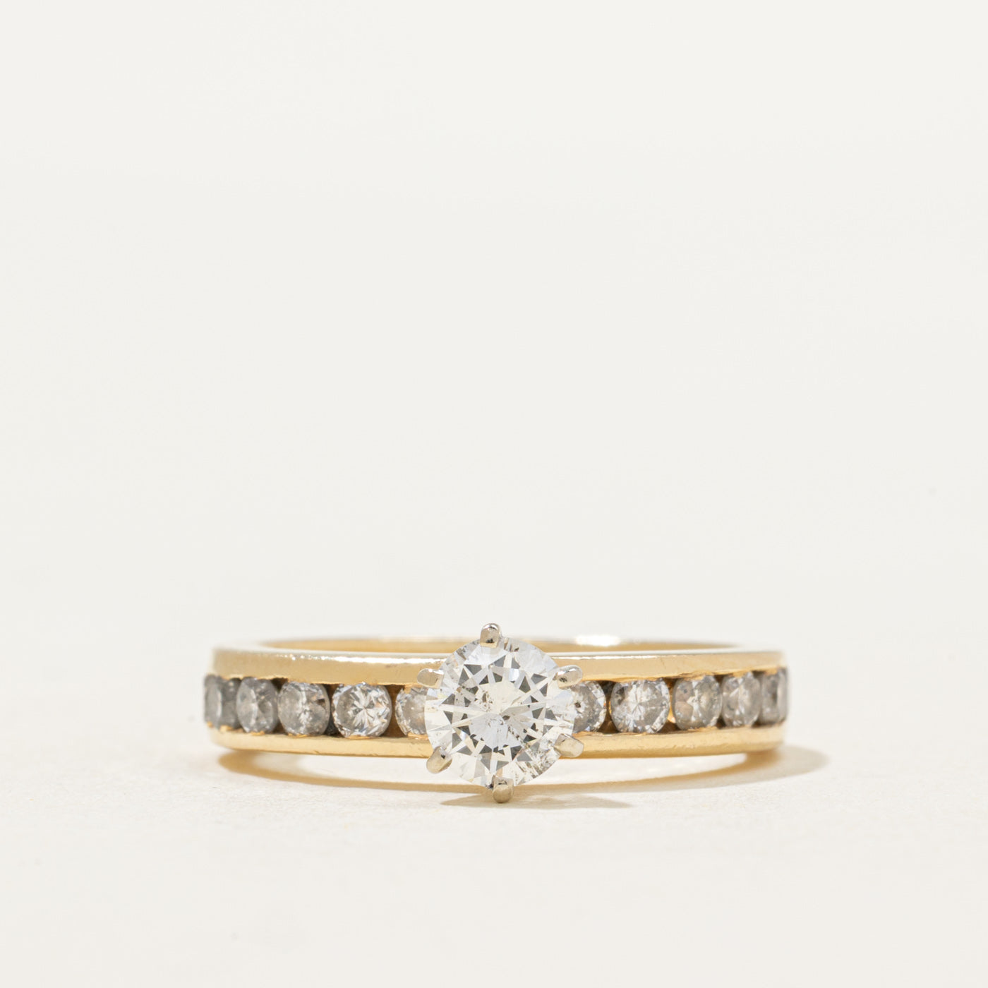 High Set Diamond Engagement Ring | 0.90ctw | SZ 4.5