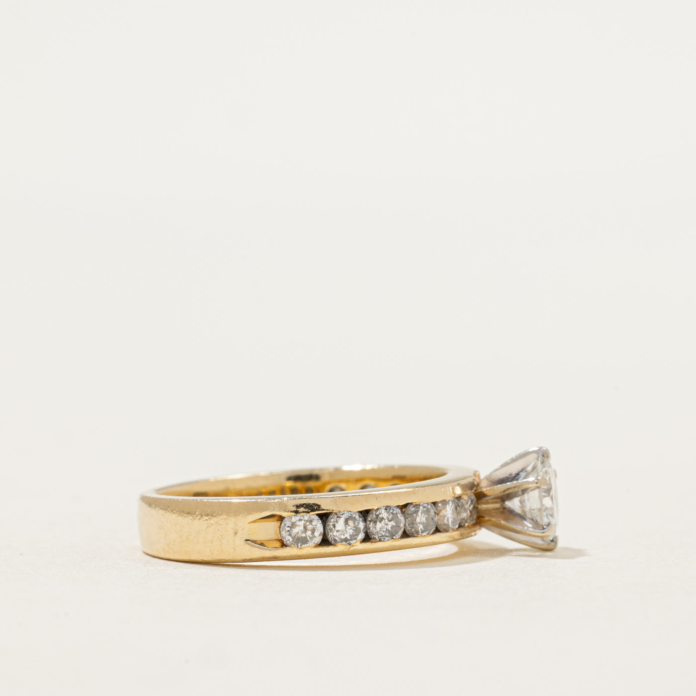 High Set Diamond Engagement Ring | 0.90ctw | SZ 4.5