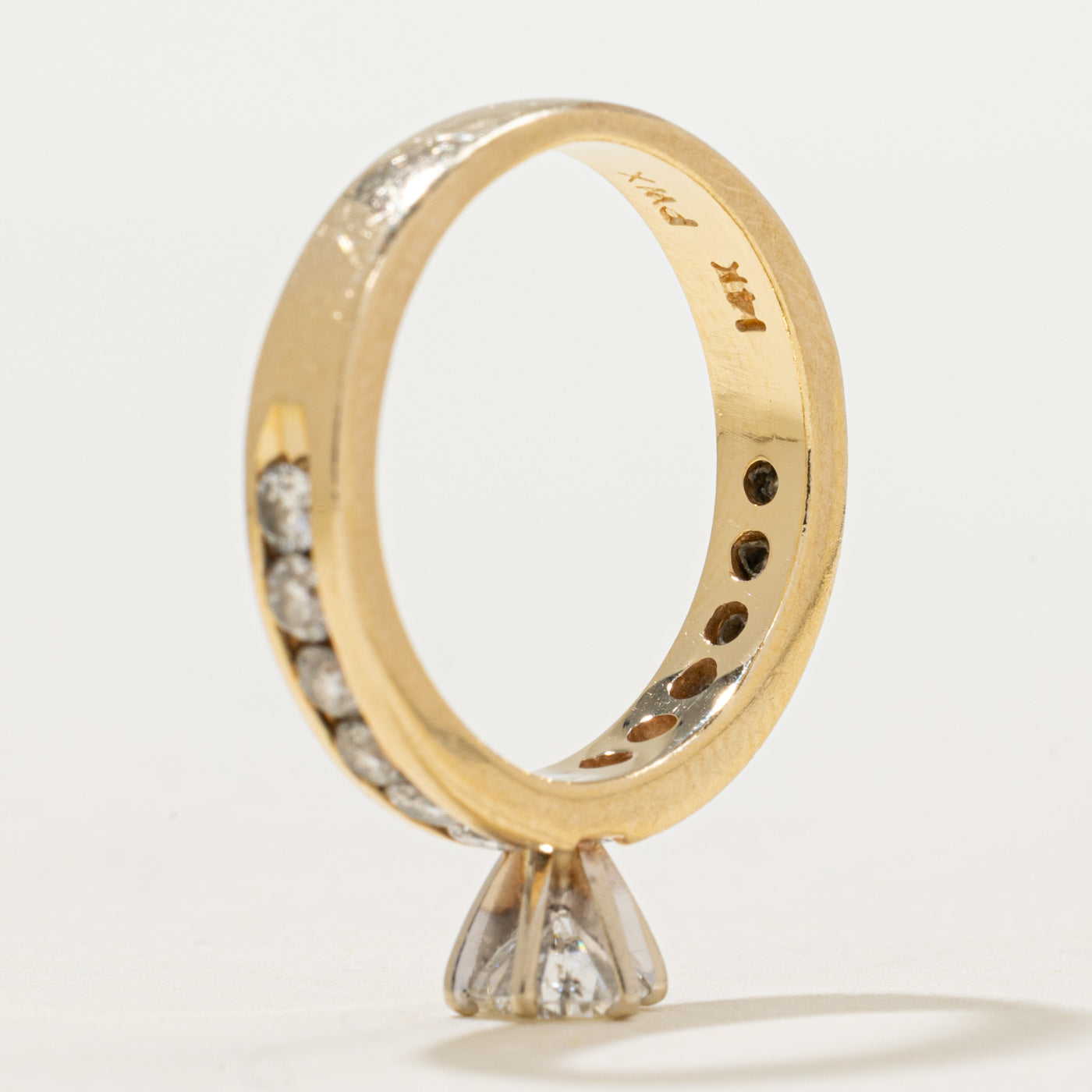 High Set Diamond Engagement Ring | 0.90ctw | SZ 4.5