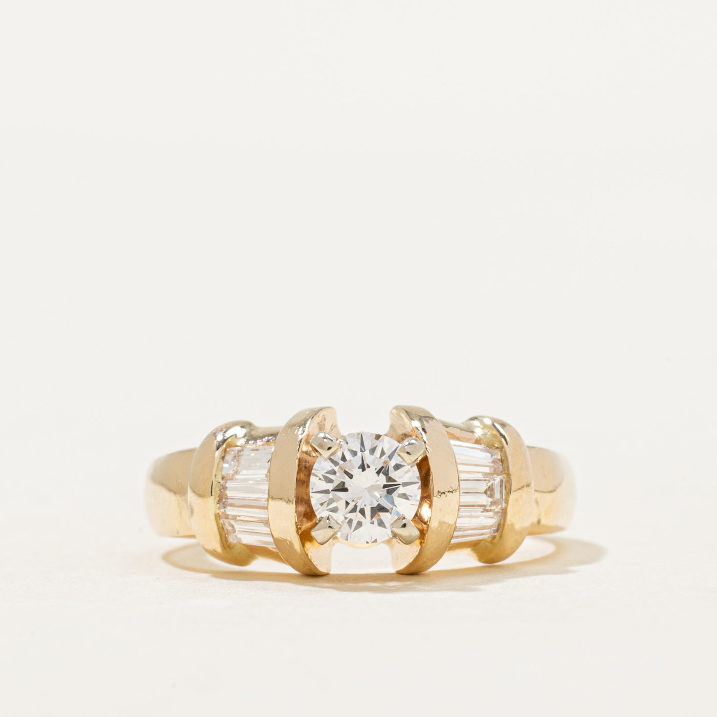 Diamond Dome Engagement Ring | 0.80ctw | SZ 6.25