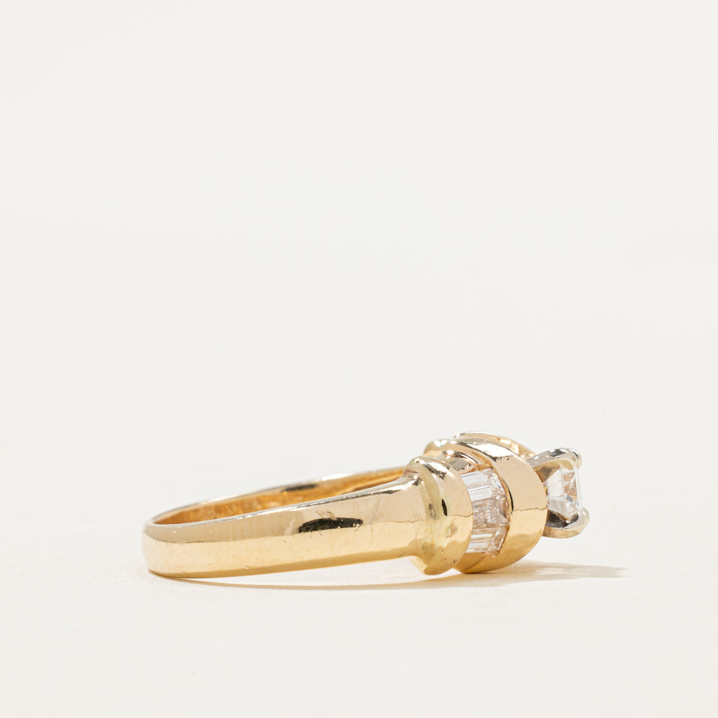 Diamond Dome Engagement Ring | 0.80ctw | SZ 6.25