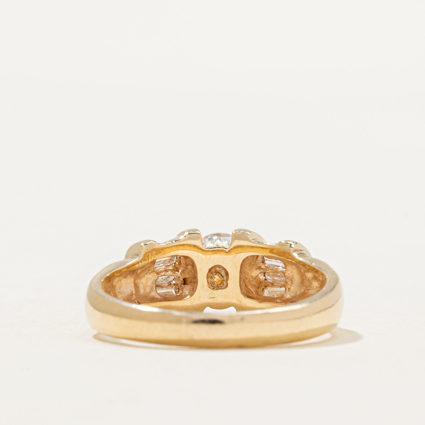 Diamond Dome Engagement Ring | 0.80ctw | SZ 6.25