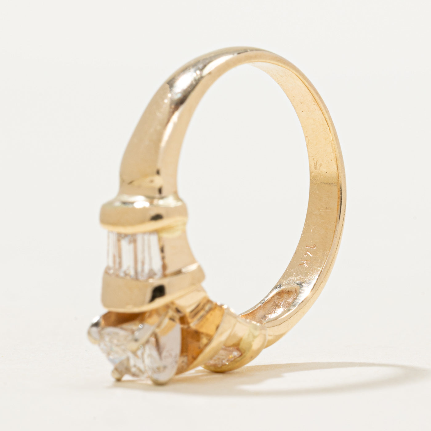 Diamond Dome Engagement Ring | 0.80ctw | SZ 6.25