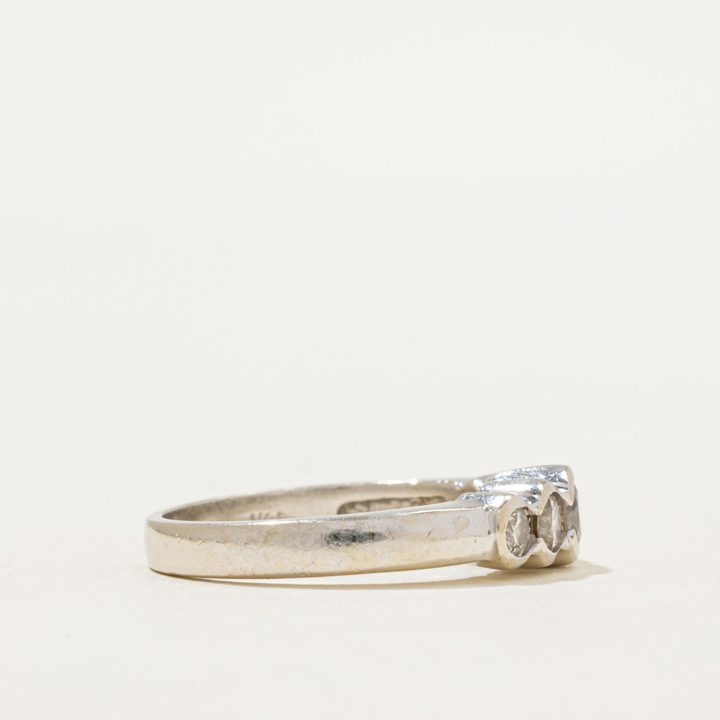 Five Stone Bezel Set Diamond Ring | 0.67ctw | SZ 6.5