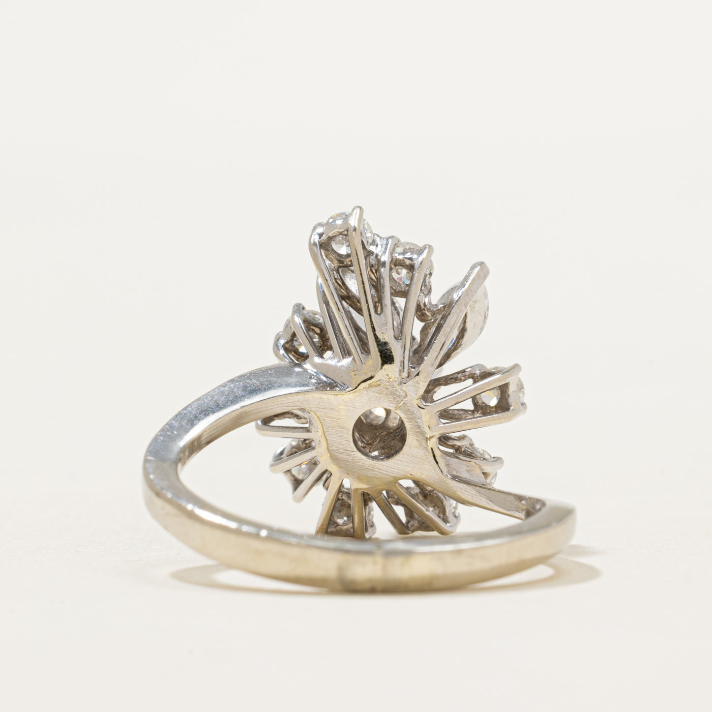 Mixed Cut Diamond Cocktail Ring | 0.95ctw | SZ 5.5