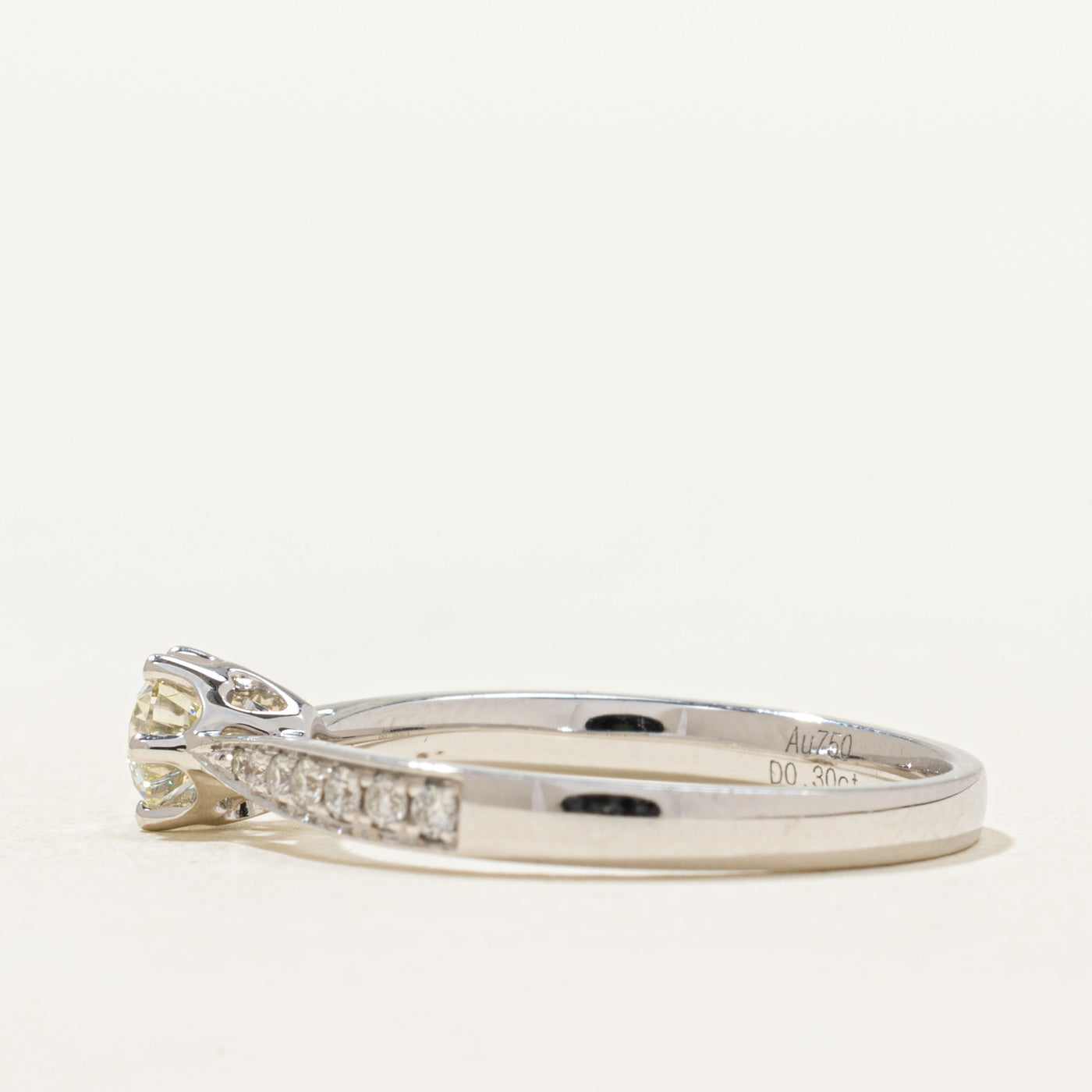 Reverse Tapered Diamond Ring | 0.42ctw | SZ 6