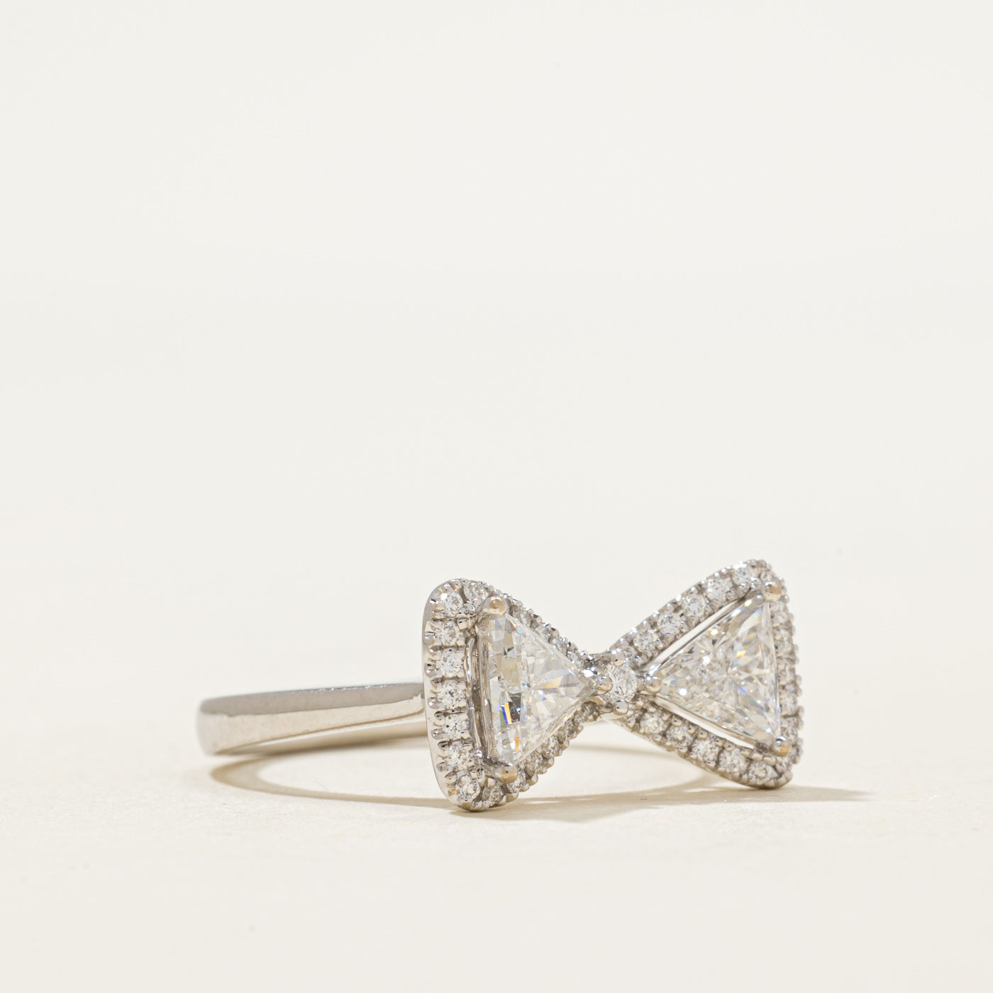 Diamond Bow Ring | 0.90ctw | SZ 6.5