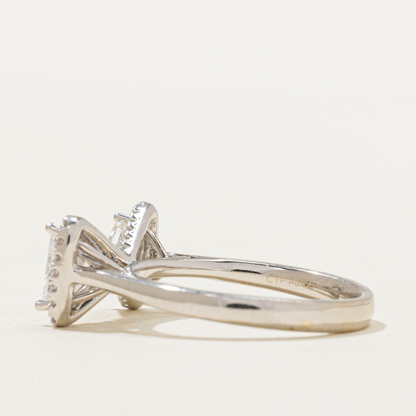 Diamond Bow Ring | 0.90ctw | SZ 6.5