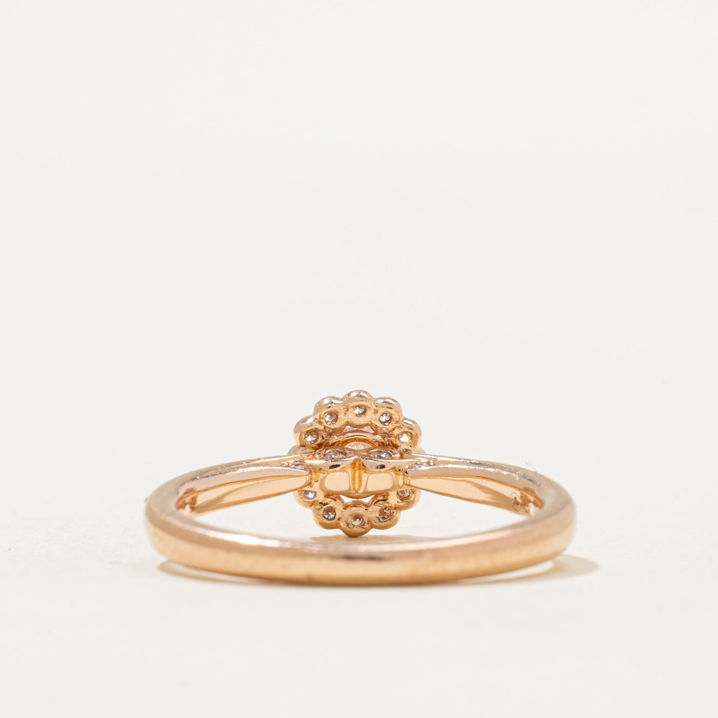 Diamond Daisy Engagement Ring | 0.40ctw | SZ 6.75