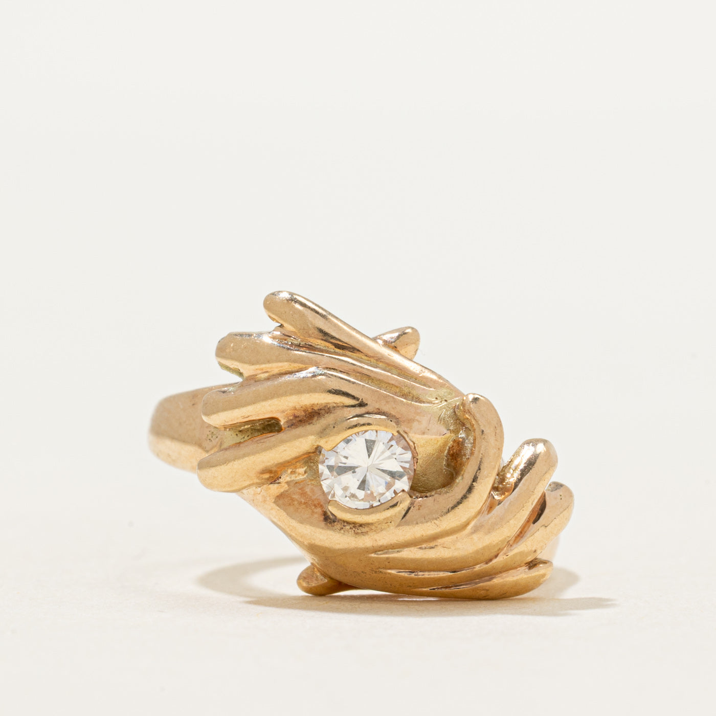 Diamond Abstract Design Ring | 0.20ct | SZ 4