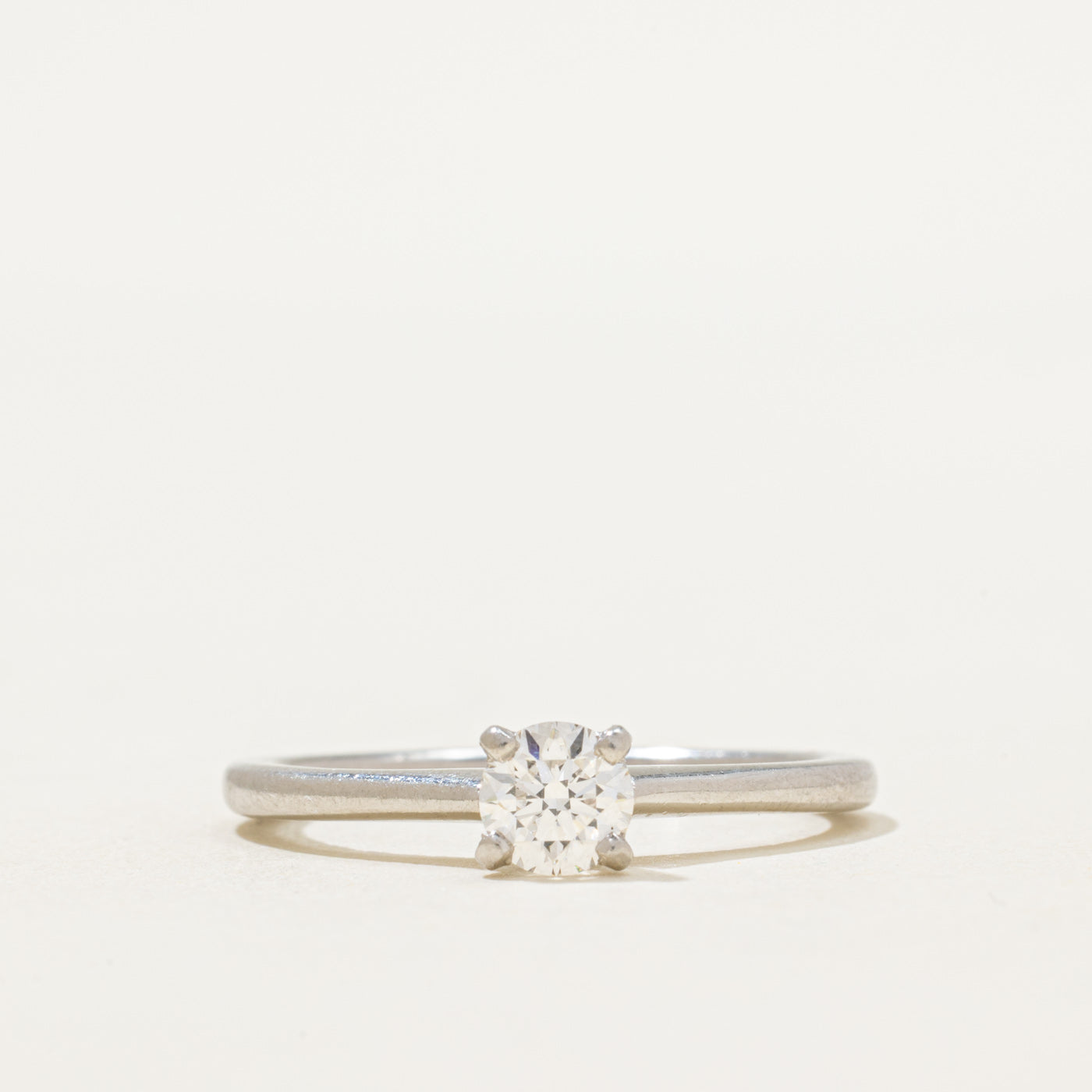 GIA Certified Solitaire Diamond Ring | 0.51ct | SZ 8.5