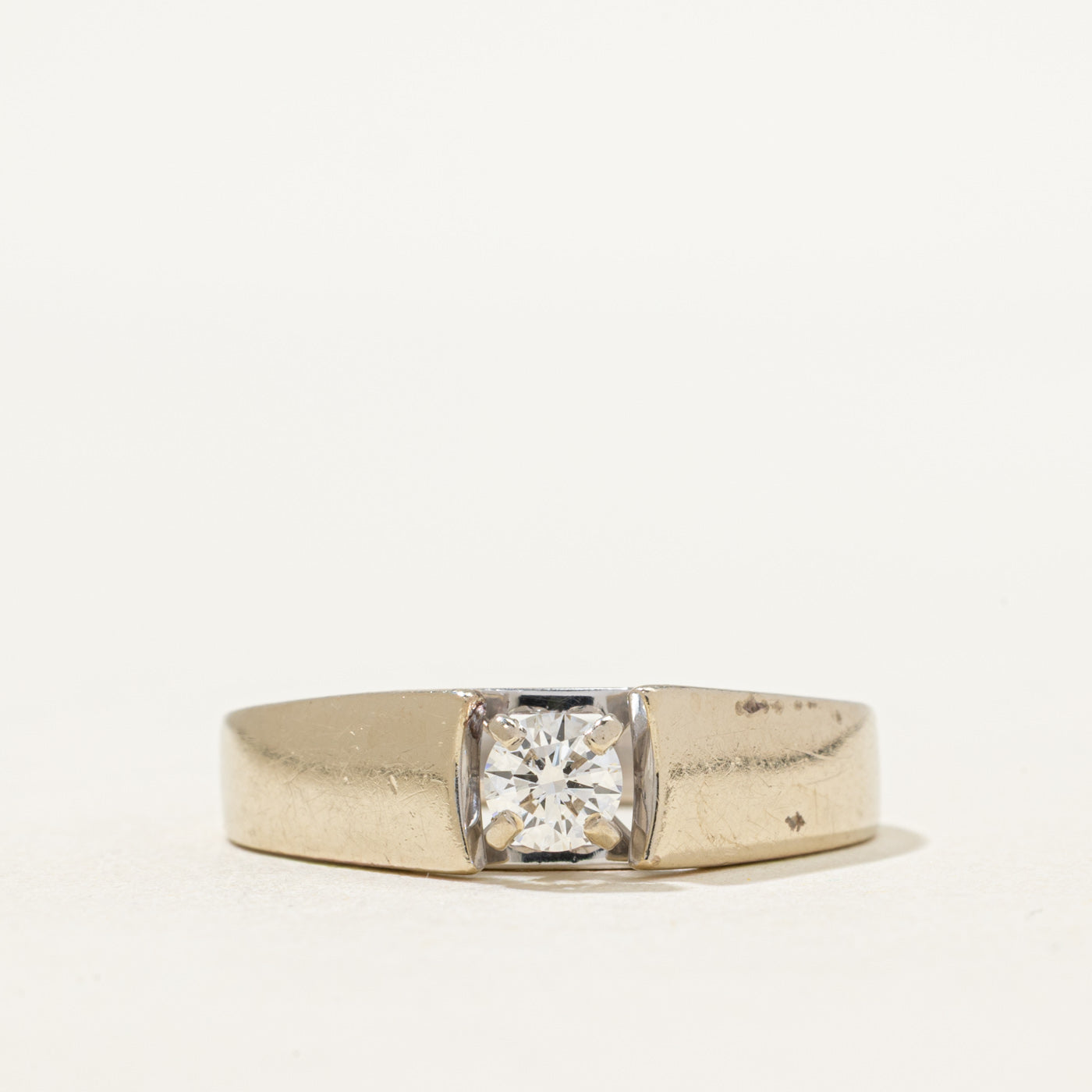 Solitaire Diamond Ring | 0.33ct | SZ 9