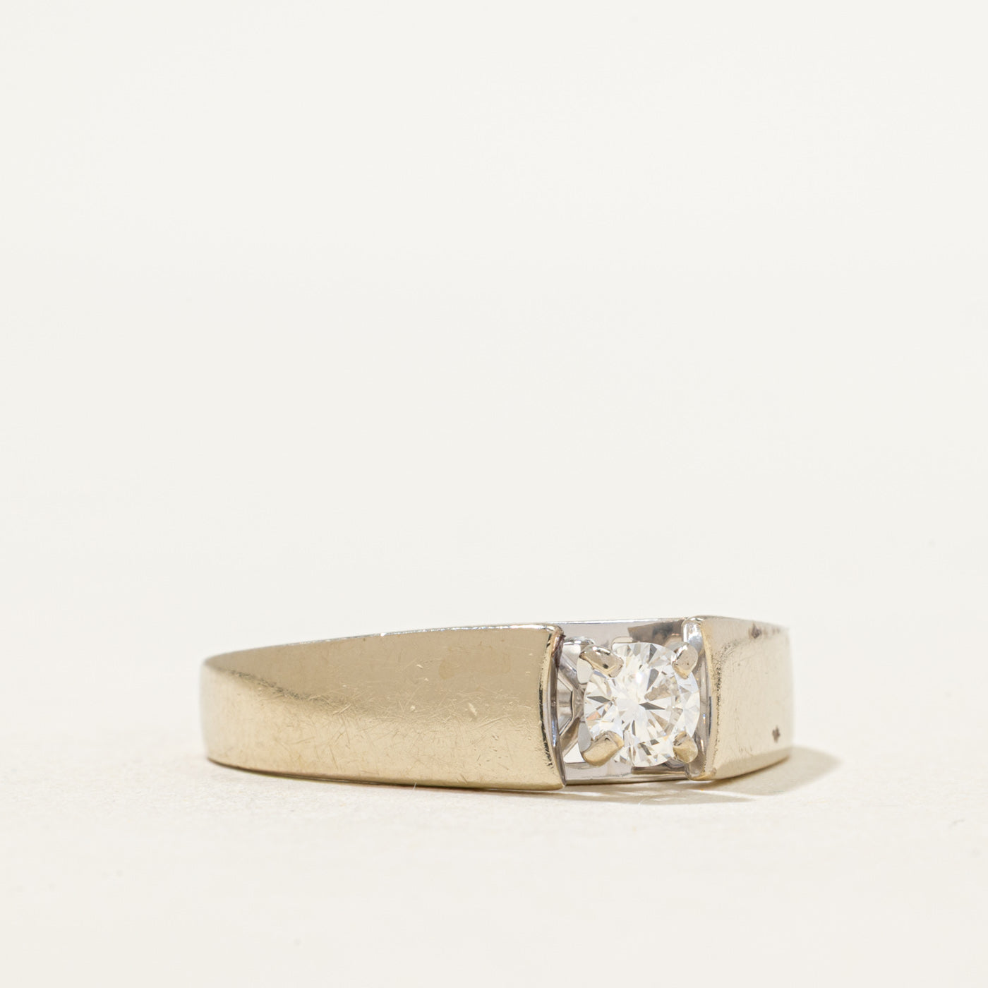Solitaire Diamond Ring | 0.33ct | SZ 9