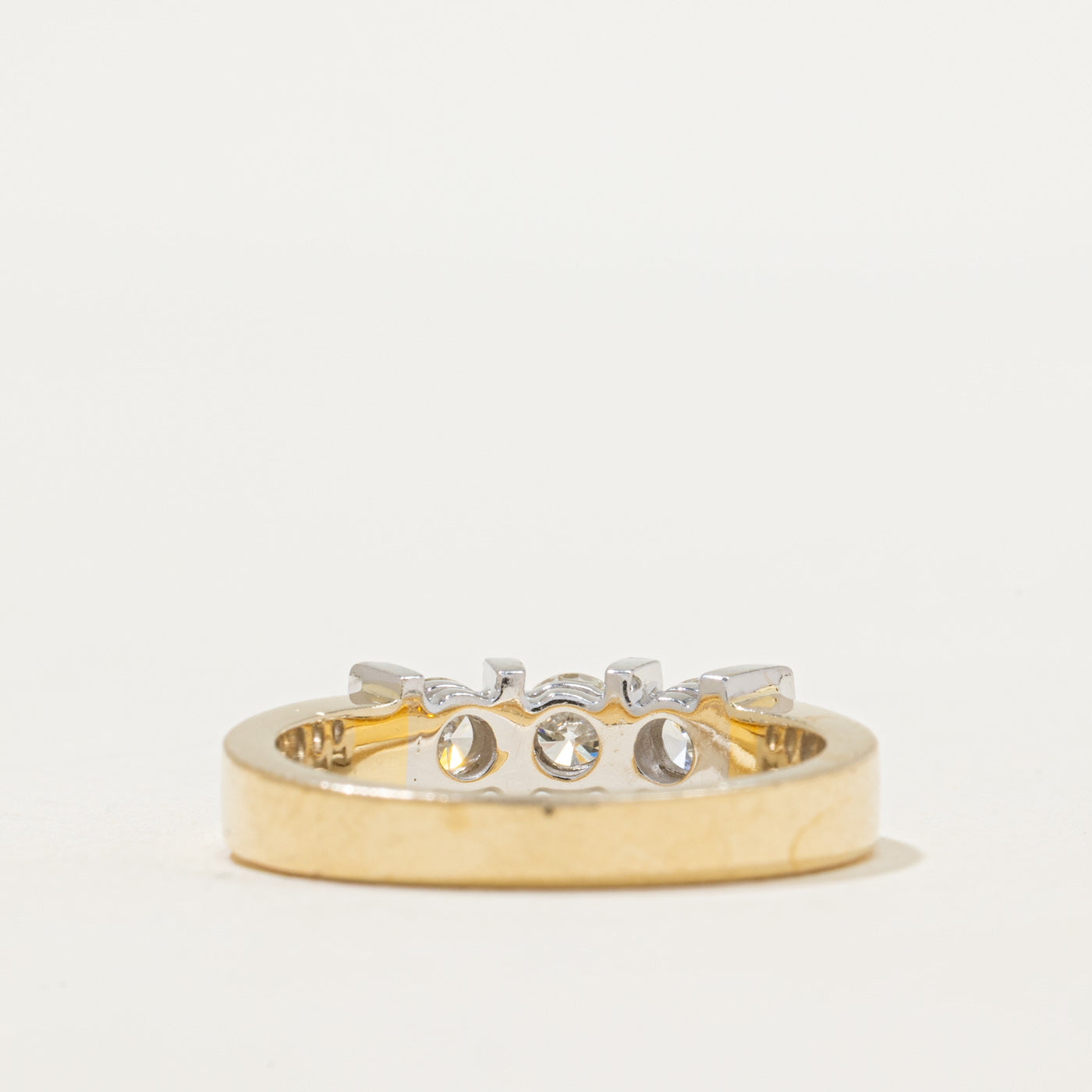 Three Stone Tension Set Diamond Ring | 0.50ctw | SZ 7