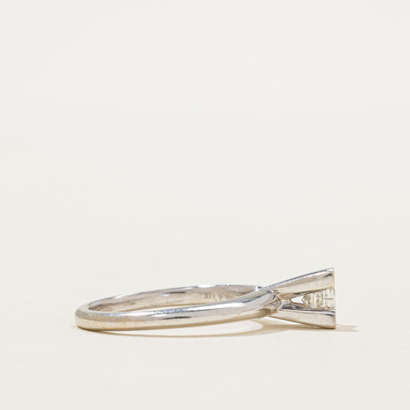 Solitaire Princess Cut Diamond Ring | 0.40ct | SZ 4.25