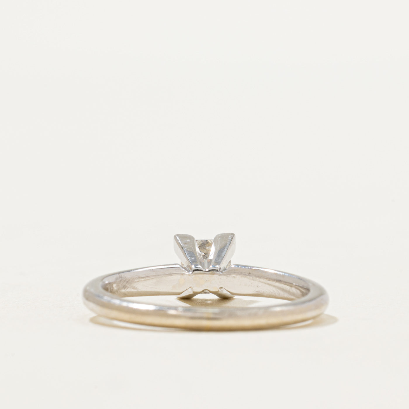 Solitaire Princess Cut Diamond Ring | 0.40ct | SZ 4.25
