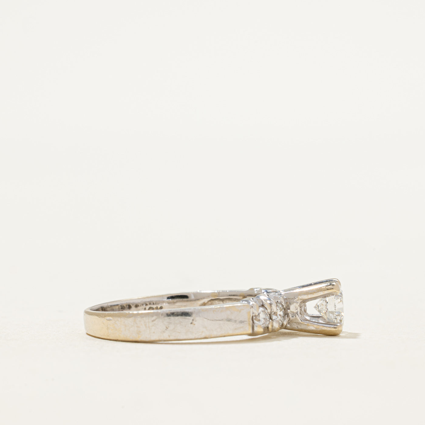 High Set Diamond Ring | 0.49ctw | SZ 5.75