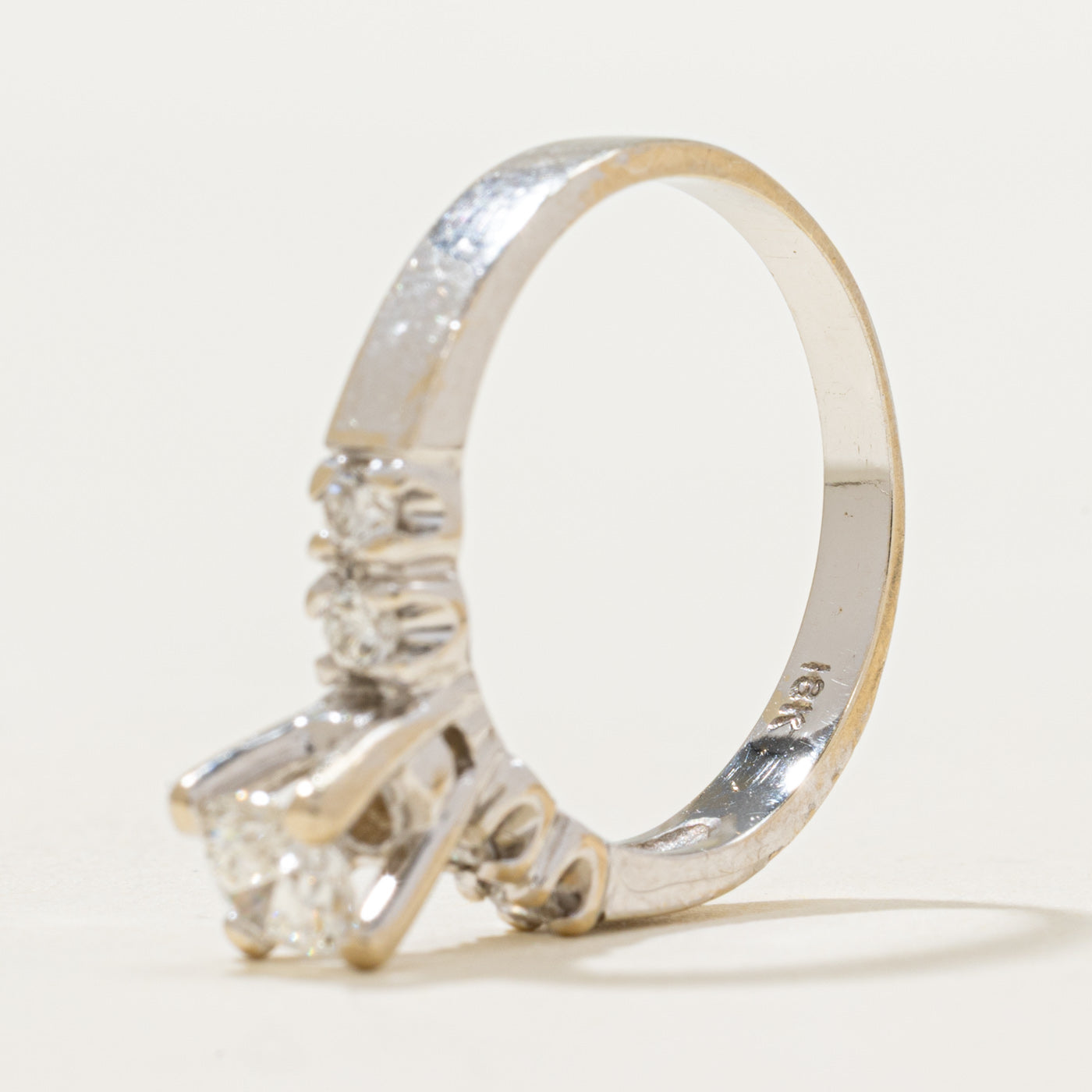 High Set Diamond Ring | 0.49ctw | SZ 5.75