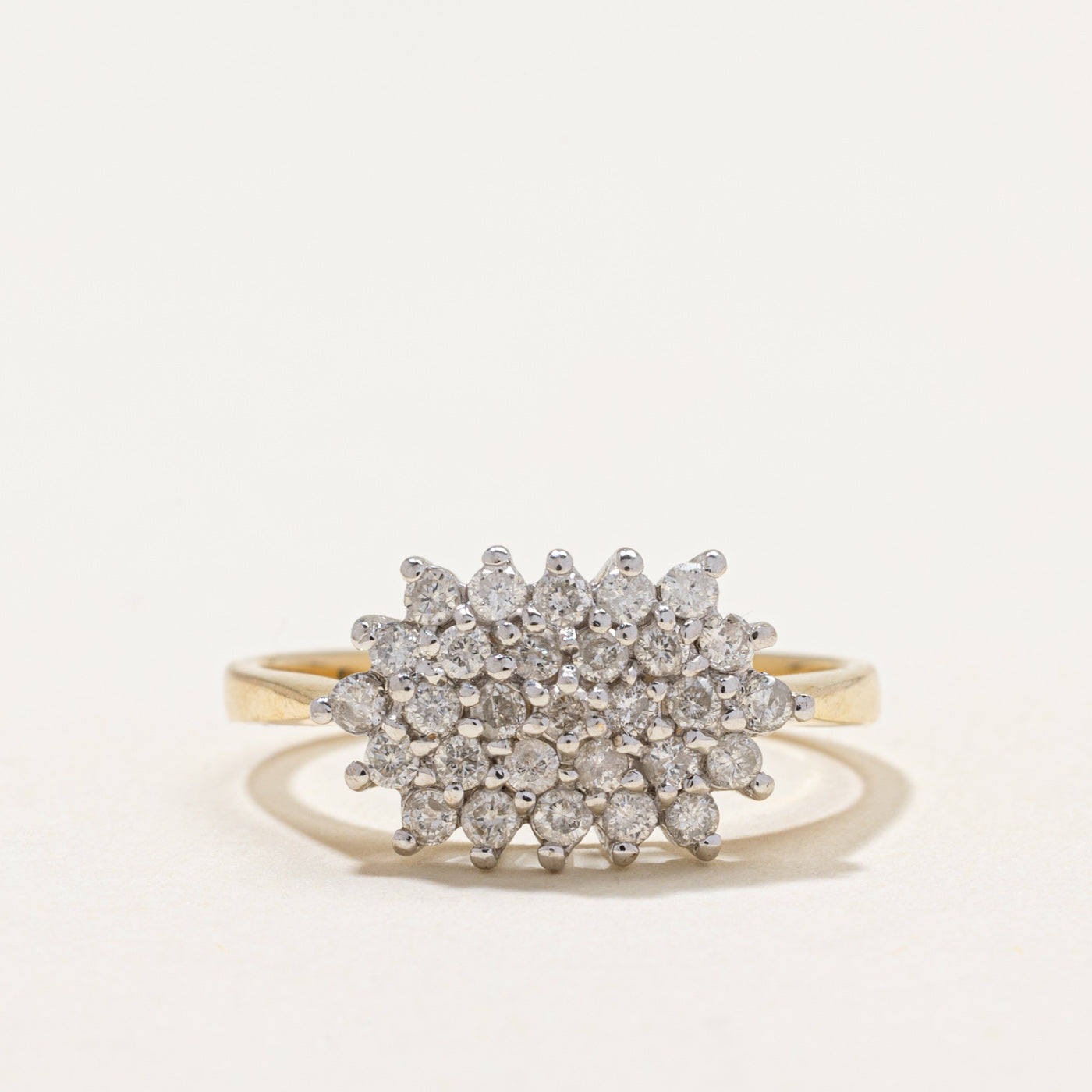 Pavé Set Diamond Cluster Ring | 0.58ctw | SZ 7.25
