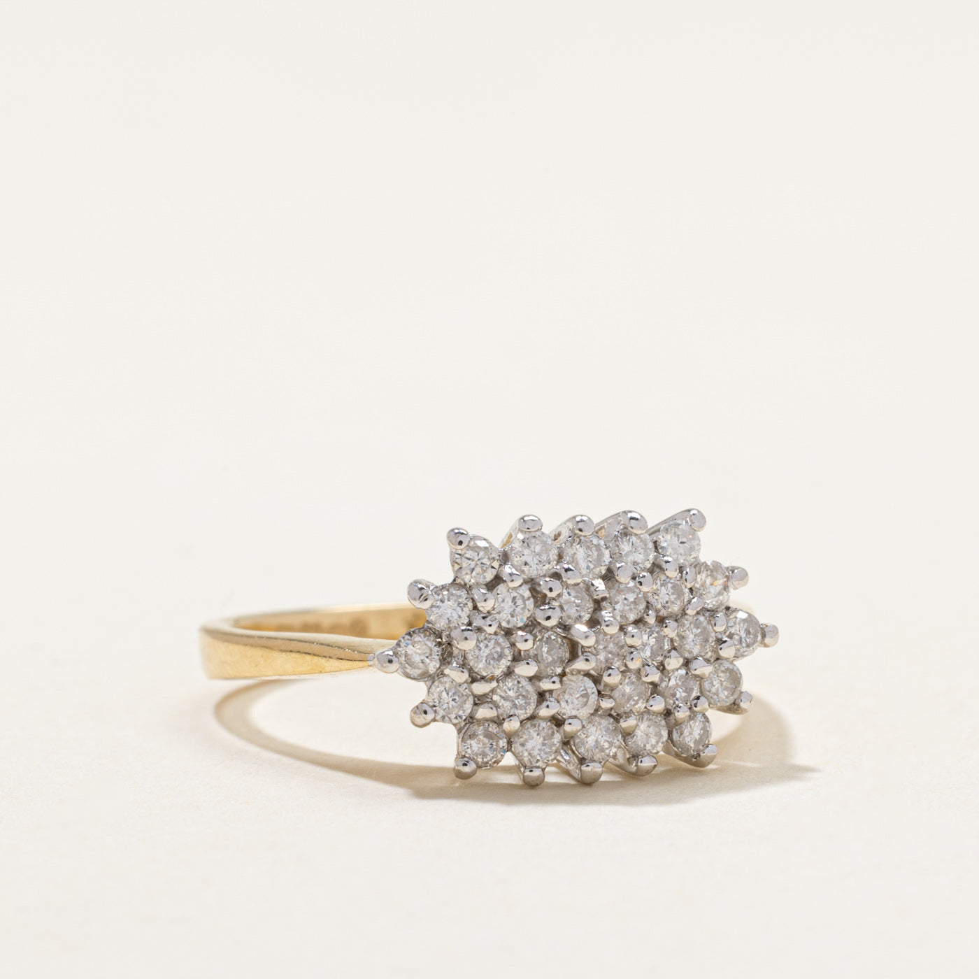 Pavé Set Diamond Cluster Ring | 0.58ctw | SZ 7.25