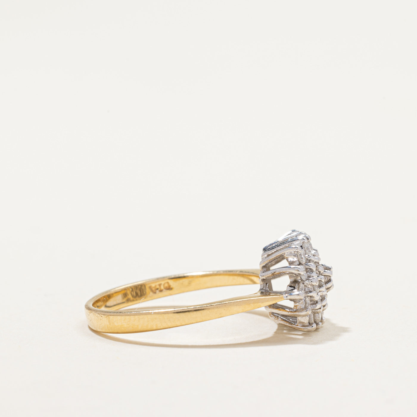 Pavé Set Diamond Cluster Ring | 0.58ctw | SZ 7.25