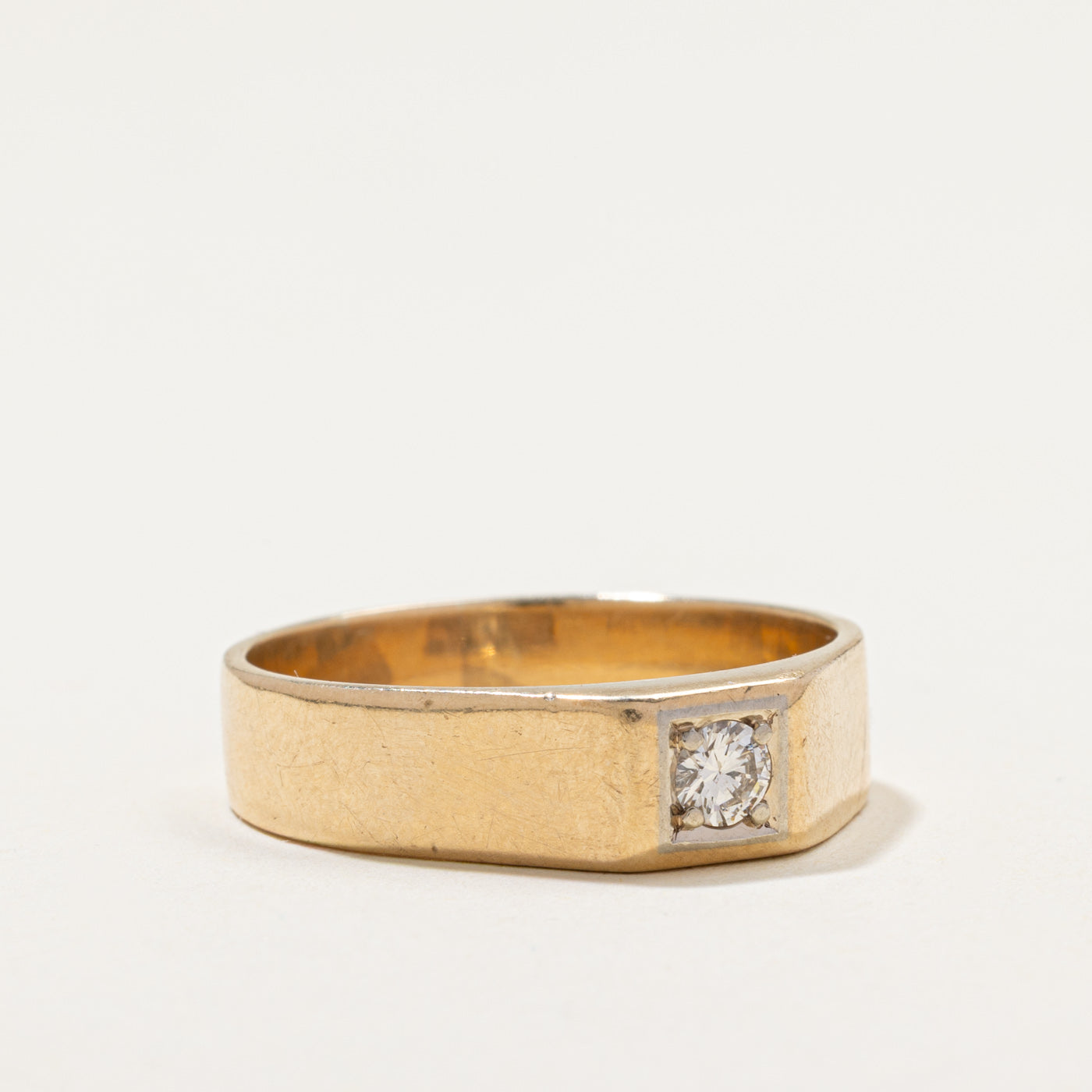 Solitaire Diamond Ring | 0.25ct | SZ 12