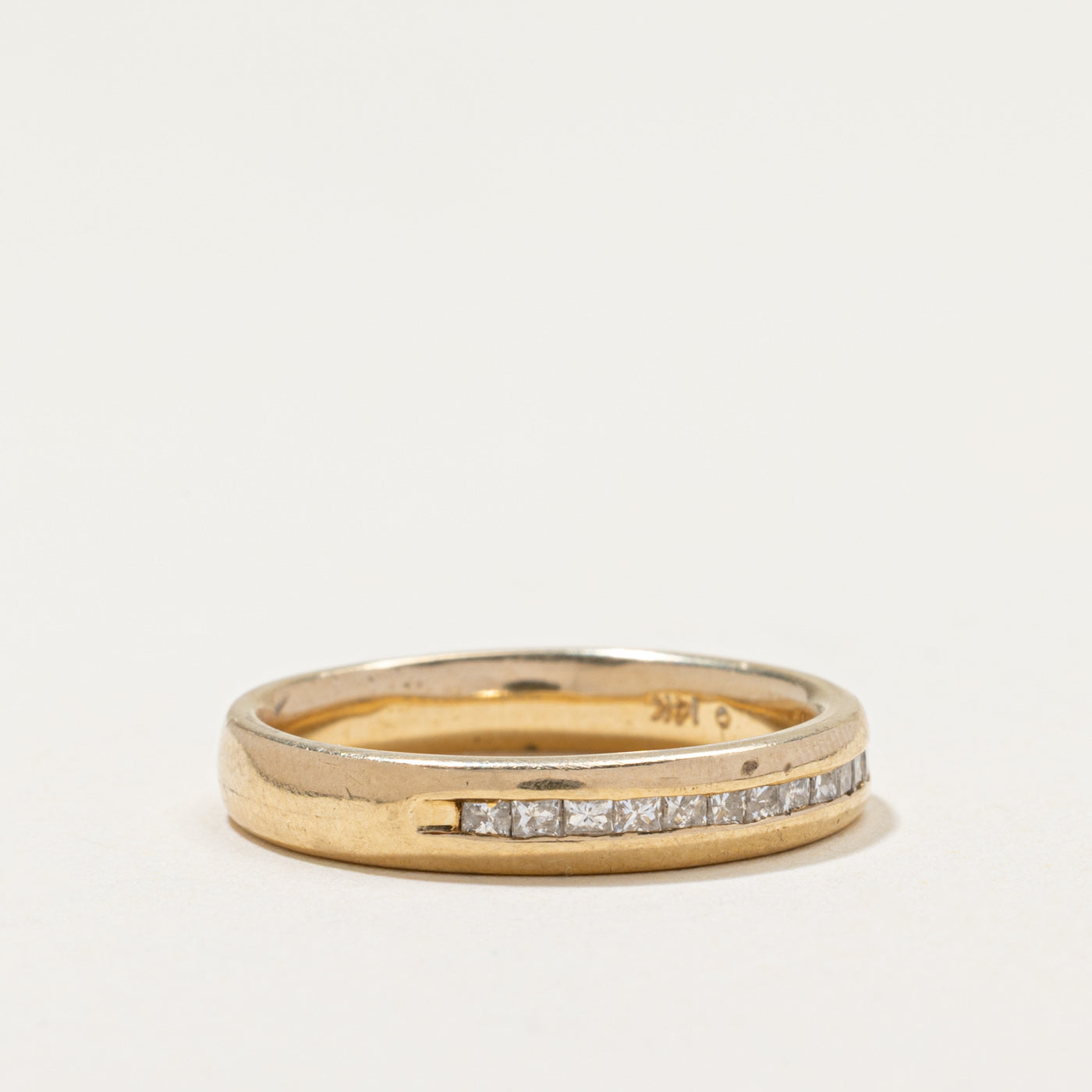 Semi Eternity Princess Cut Diamond Band | 0.28ctw | SZ 7