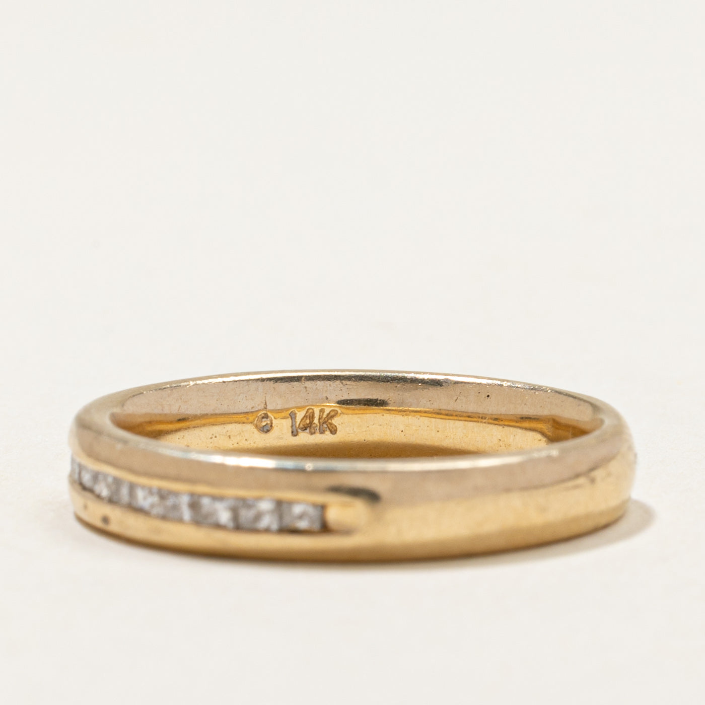Semi Eternity Princess Cut Diamond Band | 0.28ctw | SZ 7