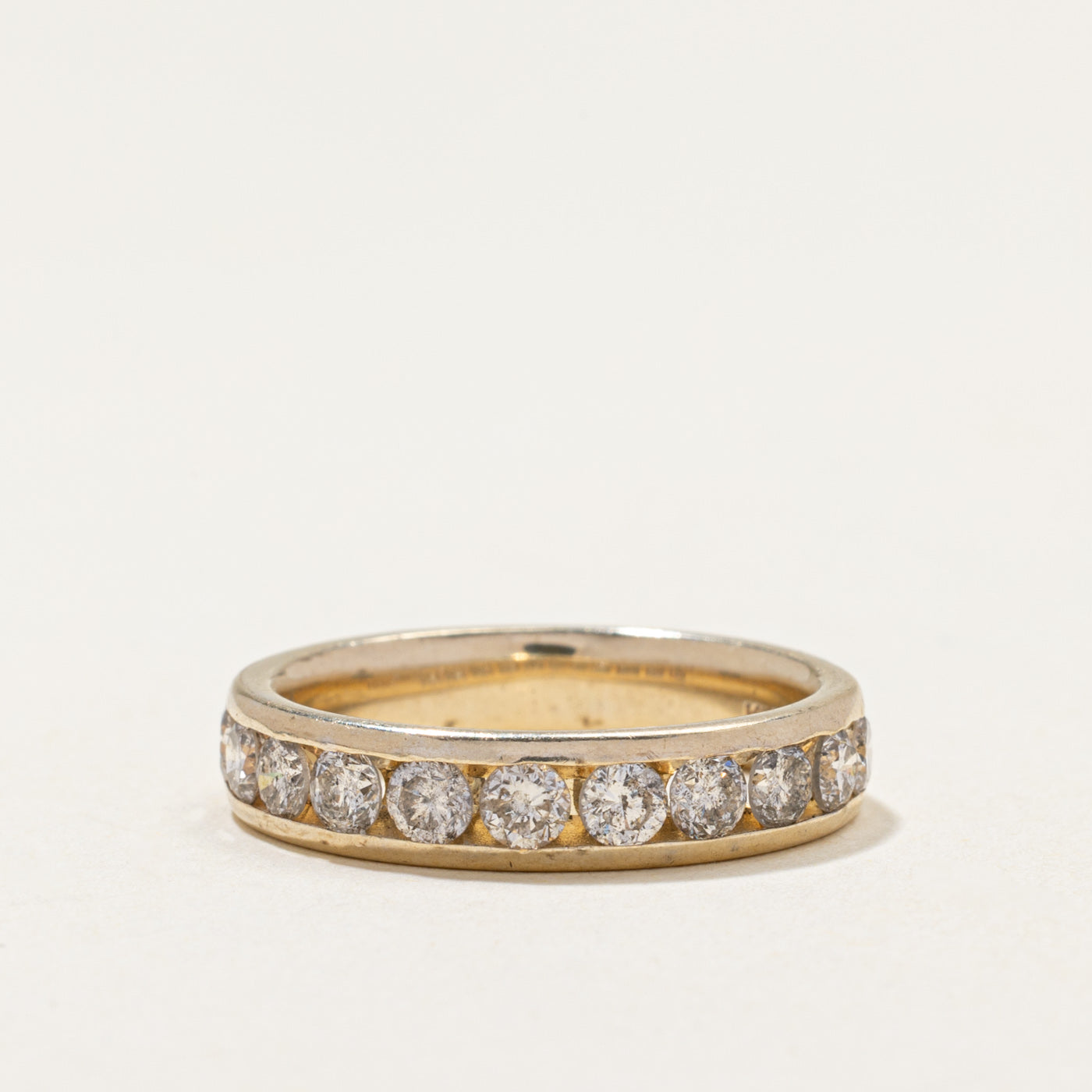 Channel Set Semi Eternity Diamond Band | 1.10ctw | SZ 6.25