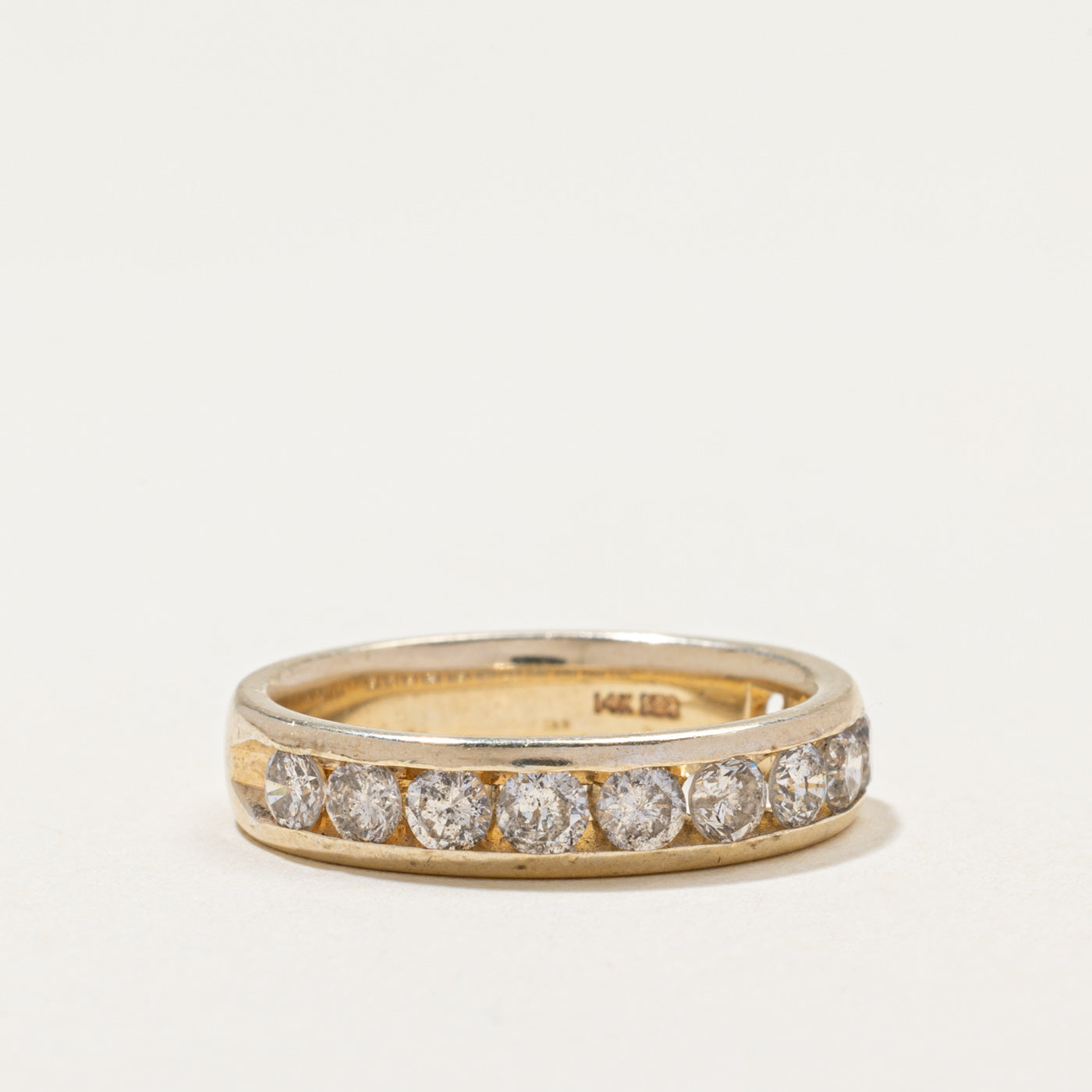 Channel Set Semi Eternity Diamond Band | 1.10ctw | SZ 6.25
