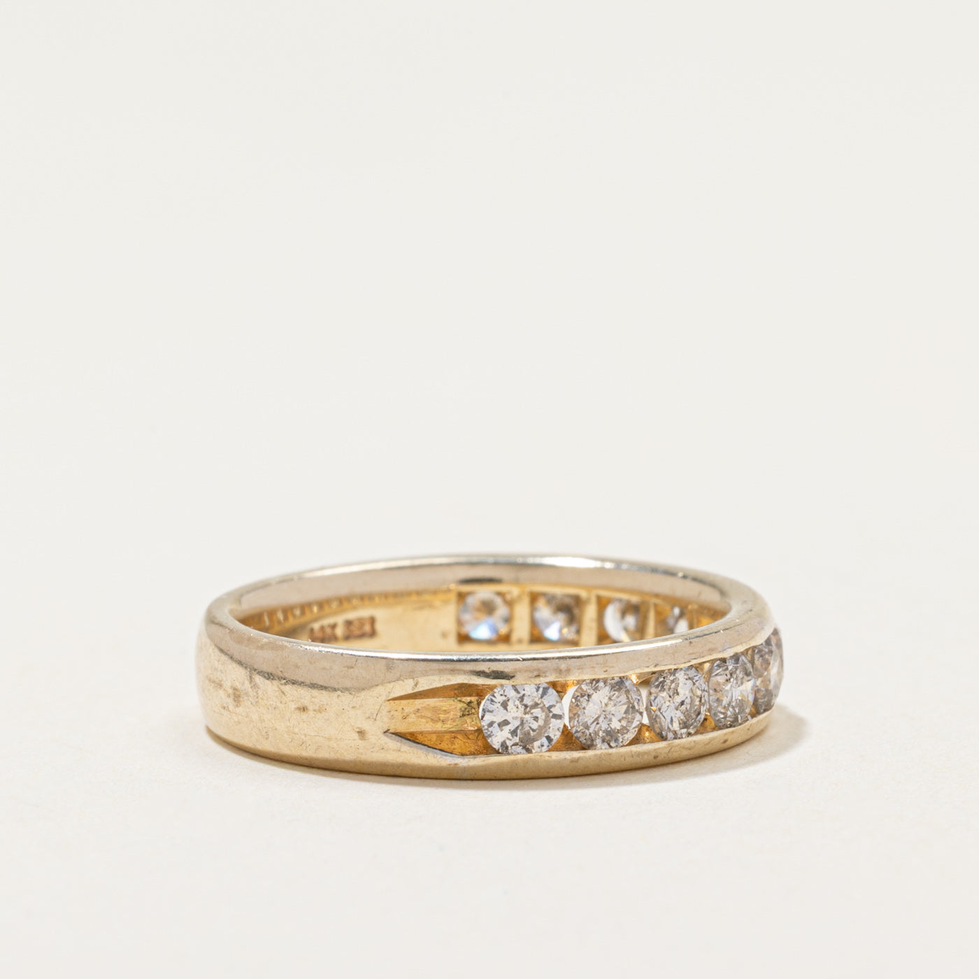Channel Set Semi Eternity Diamond Band | 1.10ctw | SZ 6.25