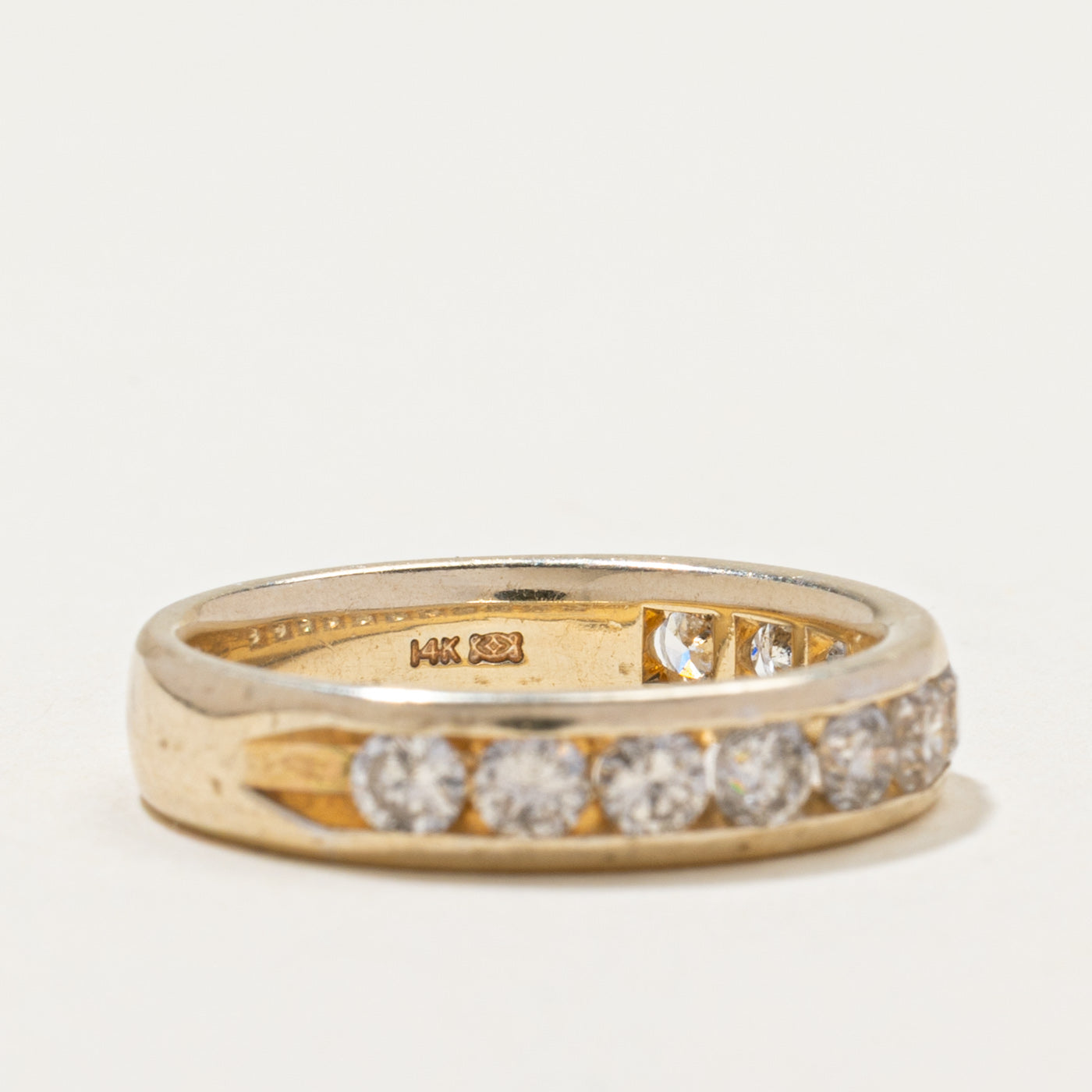Channel Set Semi Eternity Diamond Band | 1.10ctw | SZ 6.25