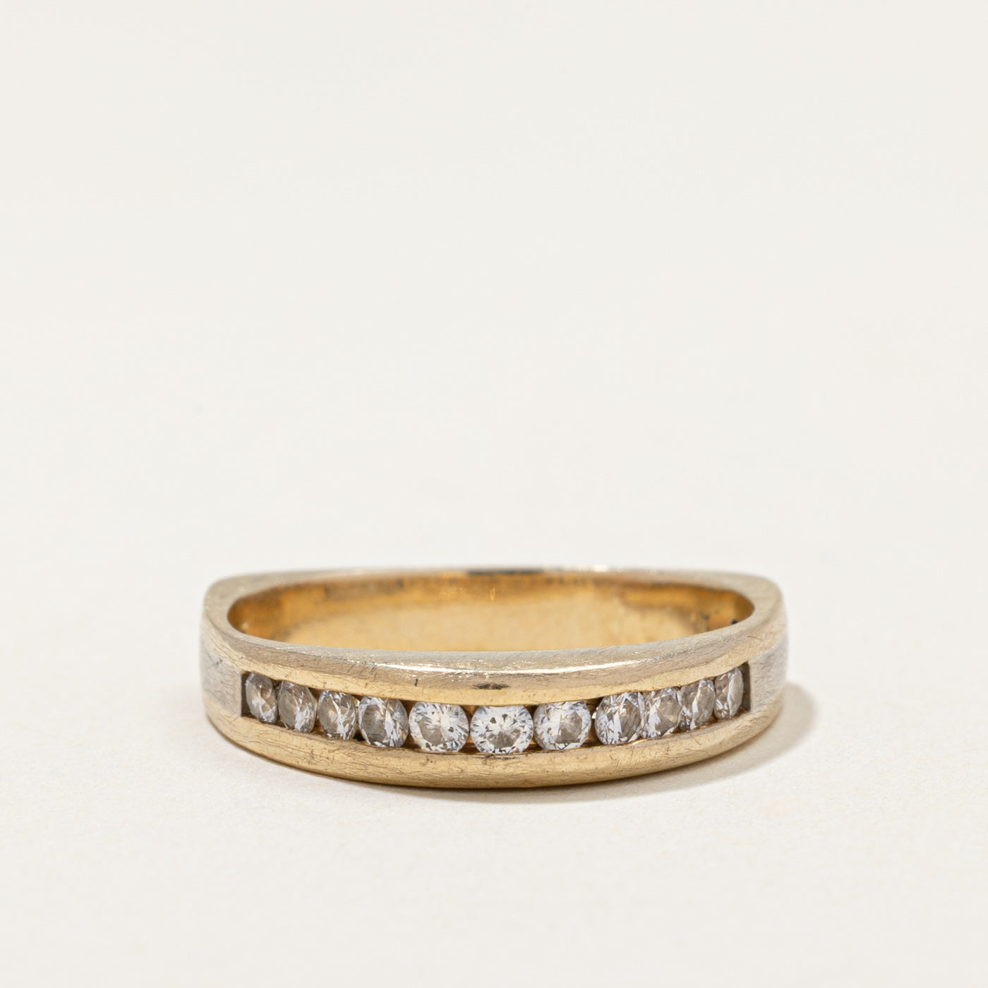 Channel Set Semi Eternity Diamond Ring | 0.44ctw | SZ 7