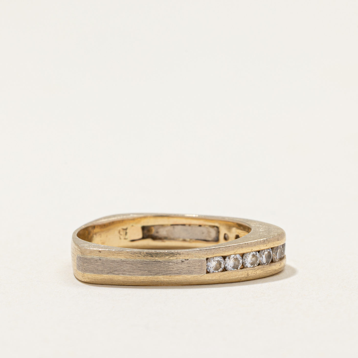 Channel Set Semi Eternity Diamond Ring | 0.44ctw | SZ 7