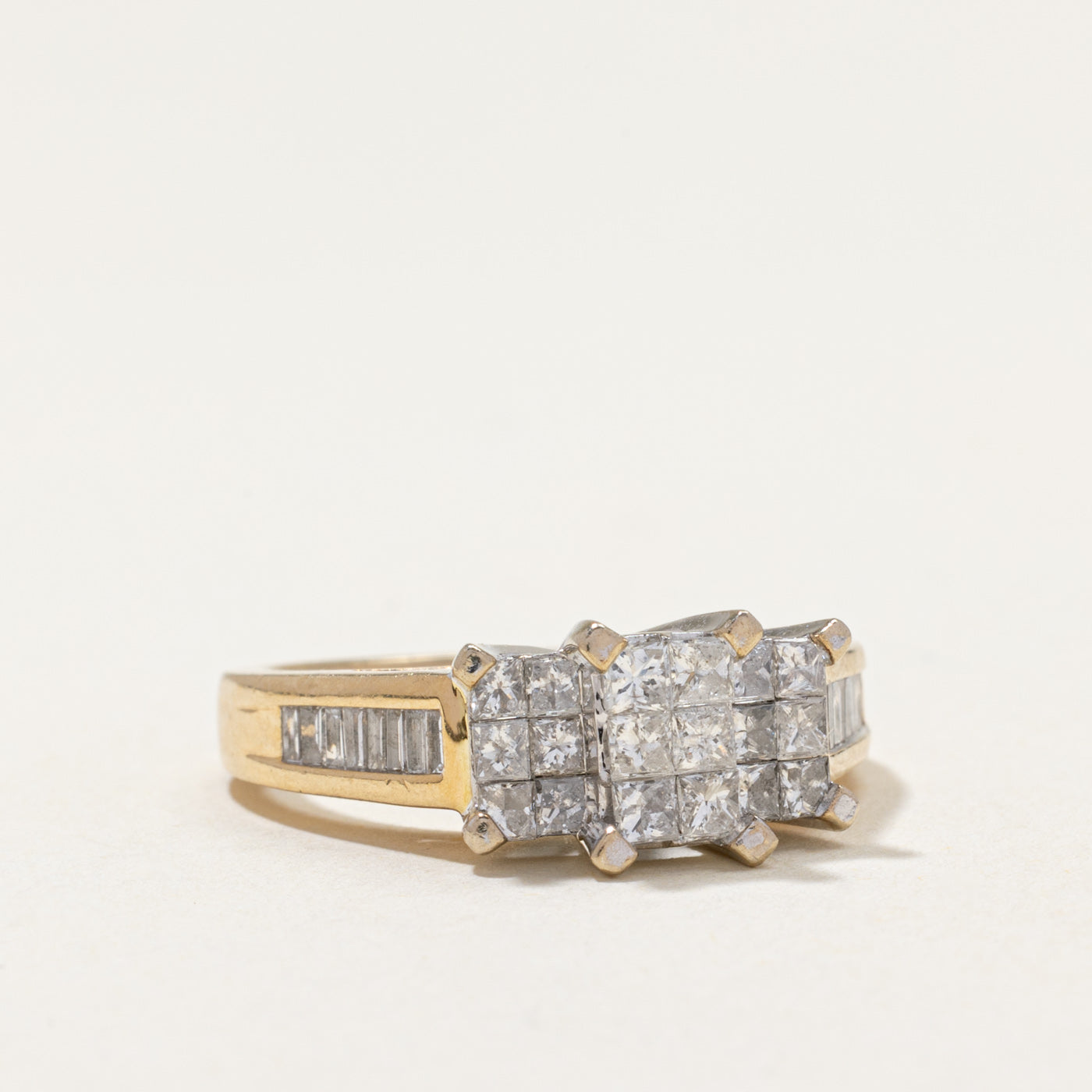Illusion Set Princess Cut Diamond Ring | 1.00ct | SZ 7