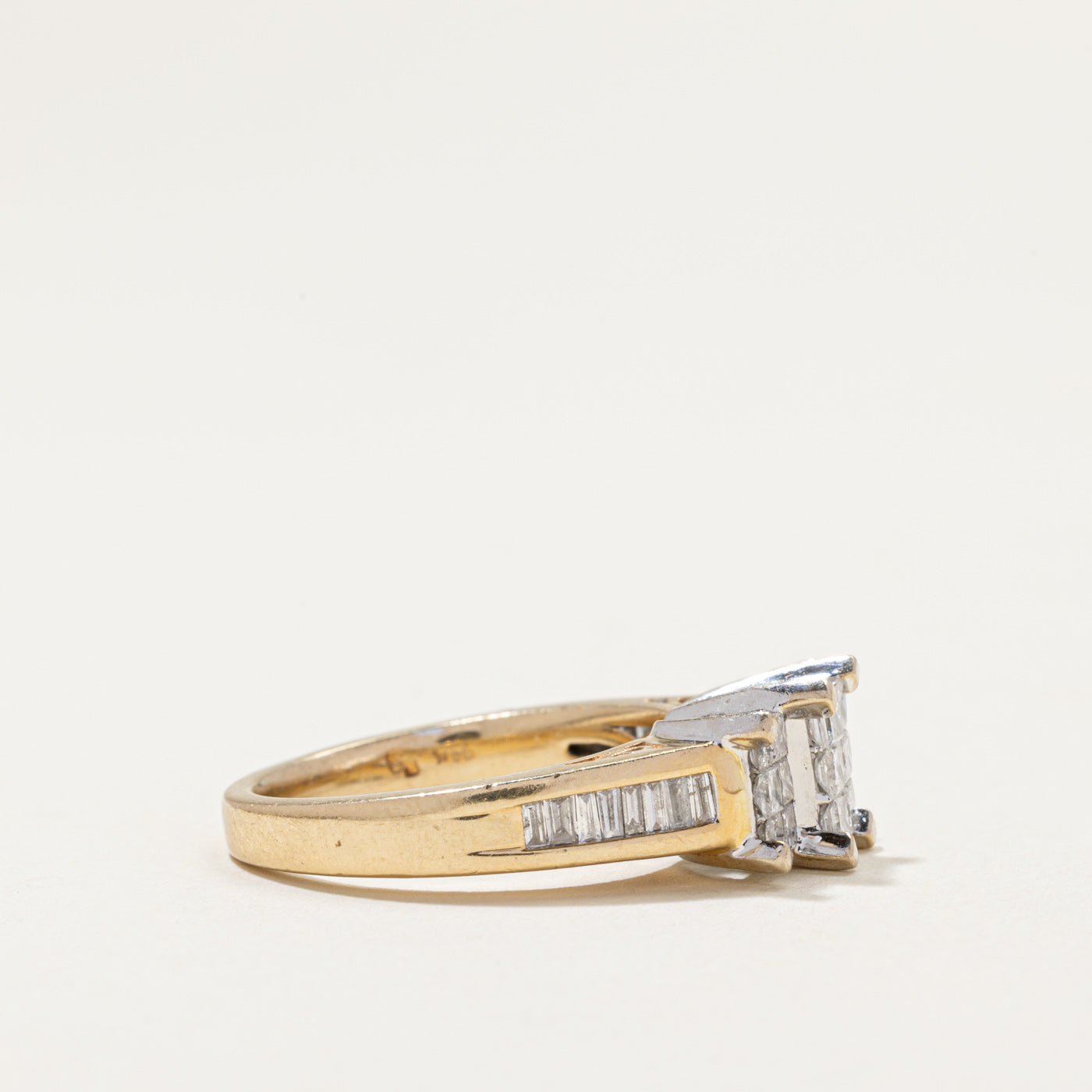 Illusion Set Princess Cut Diamond Ring | 1.00ct | SZ 7