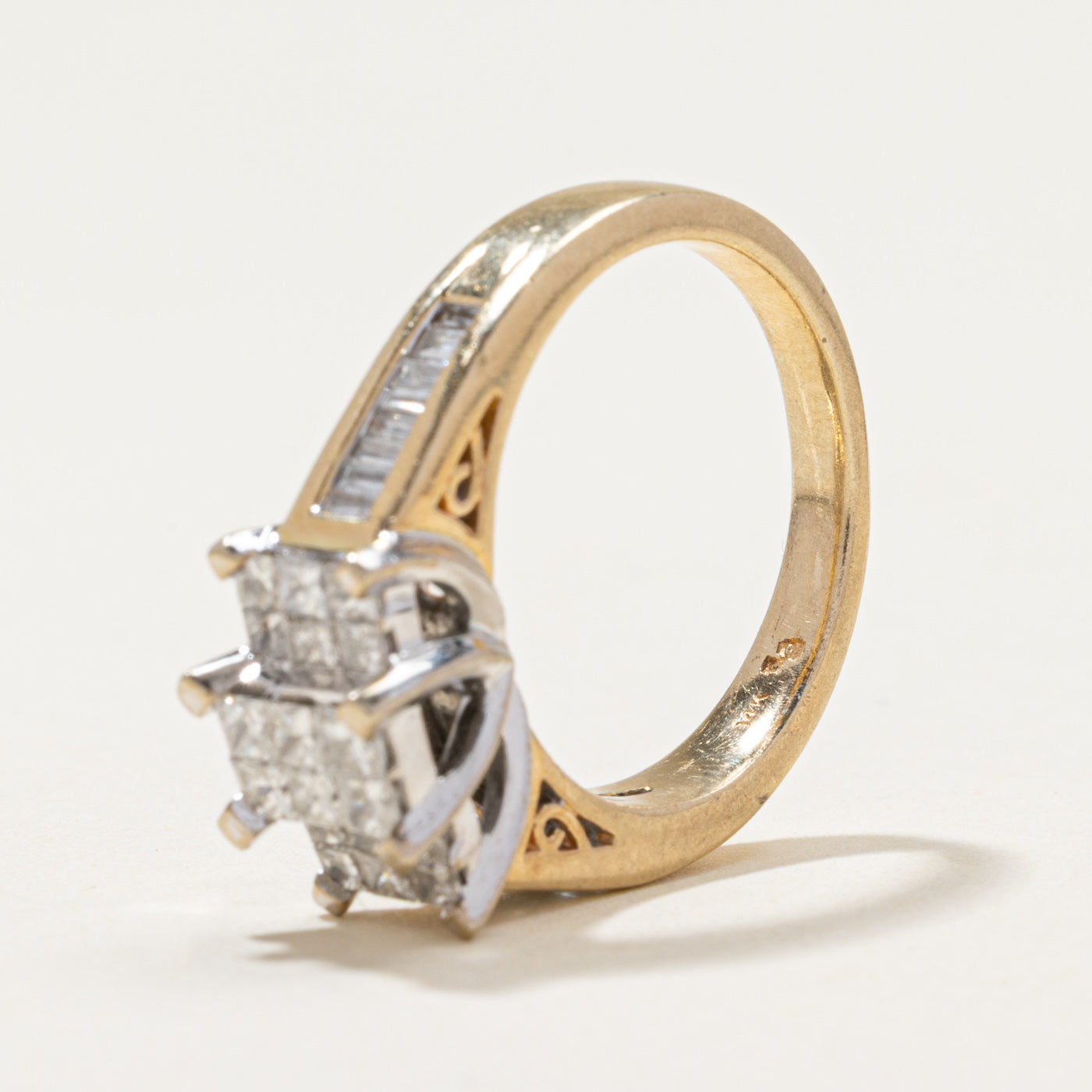 Illusion Set Princess Cut Diamond Ring | 1.00ct | SZ 7