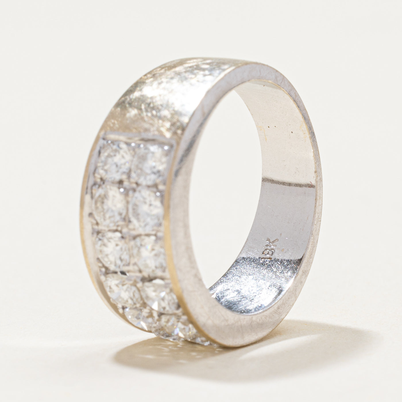 Double Row Semi Eternity Diamond Band | 1.08ctw | SZ 4.25