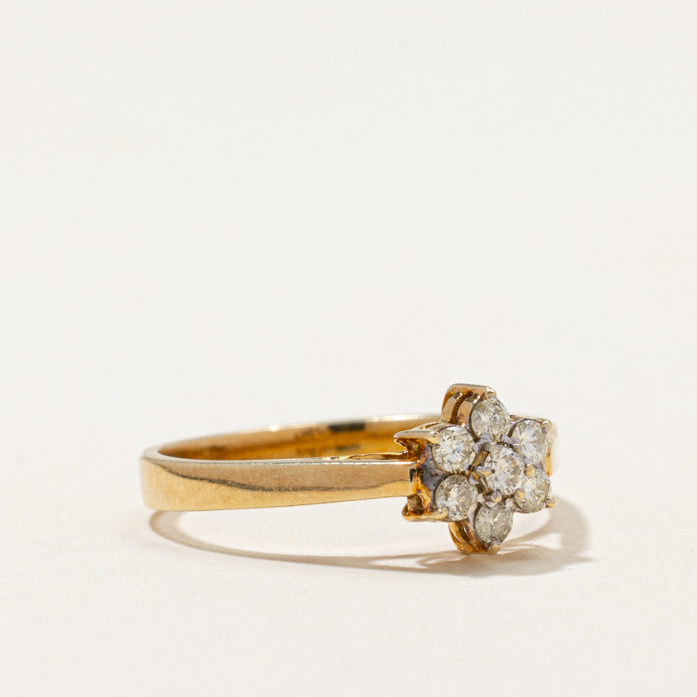 Diamond Petal Petite Ring | 0.31ctw | SZ 7