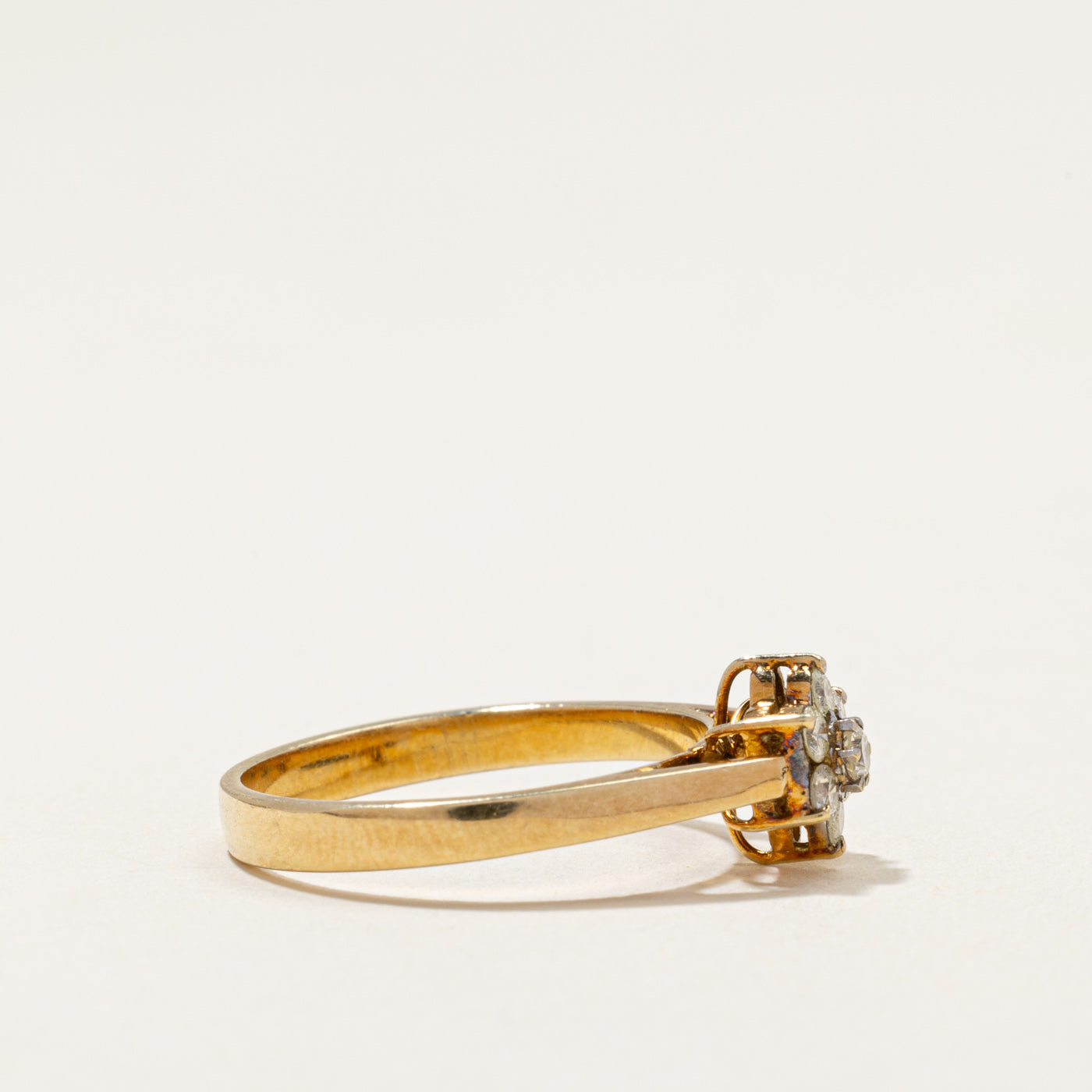 Diamond Petal Petite Ring | 0.31ctw | SZ 7