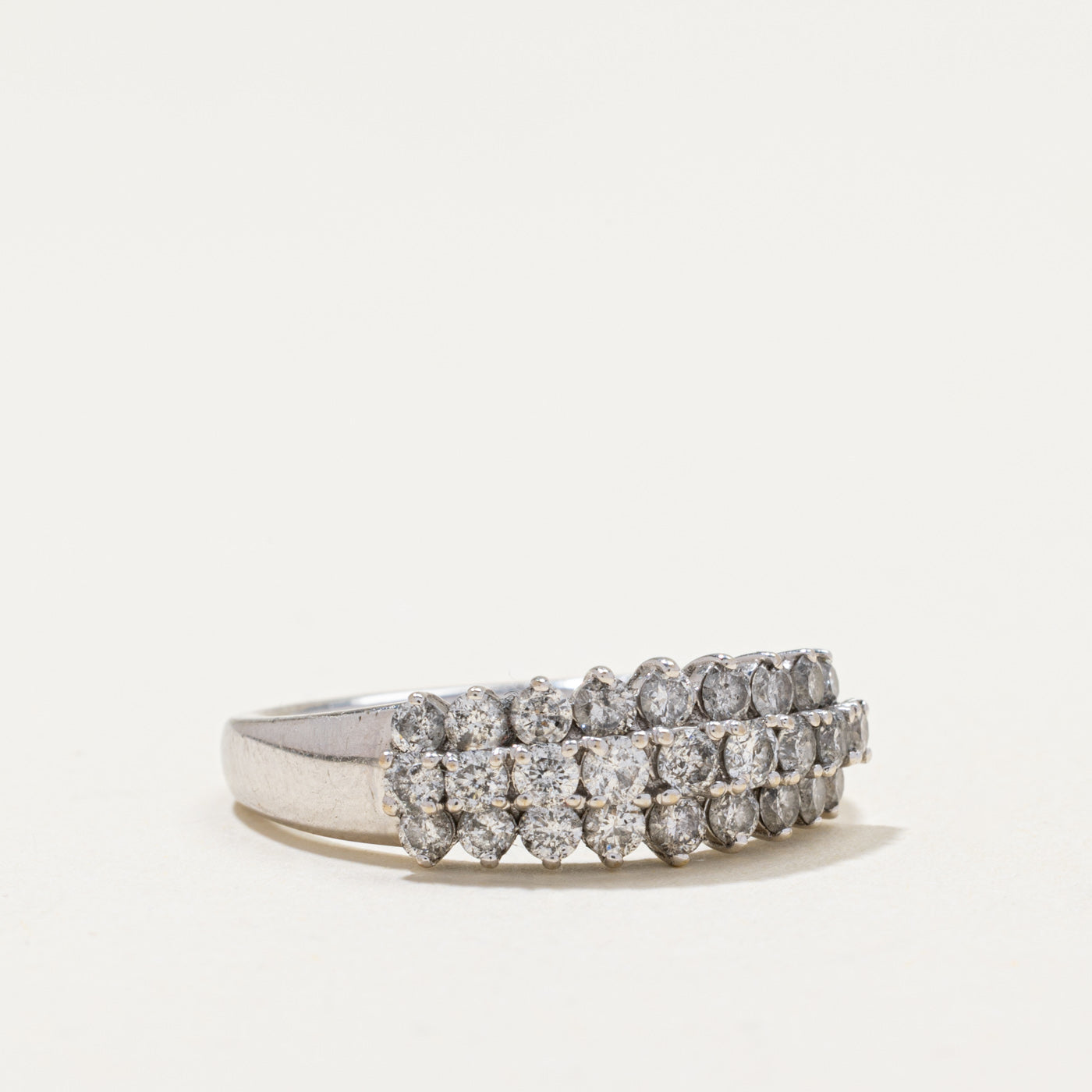 Multi Row Diamond Ring | 1.10ctw | SZ 7.25