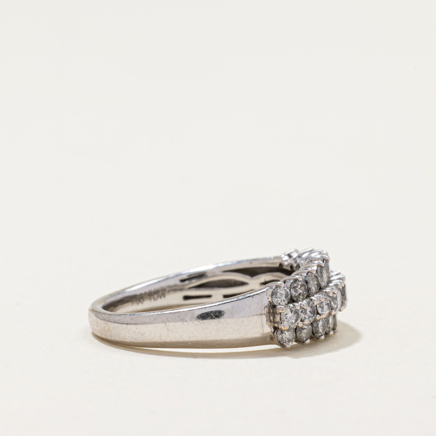 Multi Row Diamond Ring | 1.10ctw | SZ 7.25