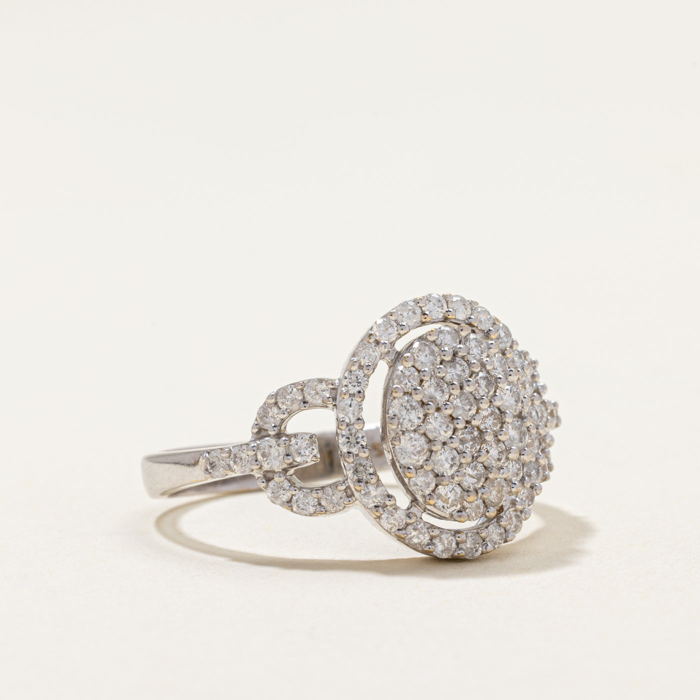 Oval Diamond Cluster Ring | 1.10ctw | SZ 9.5