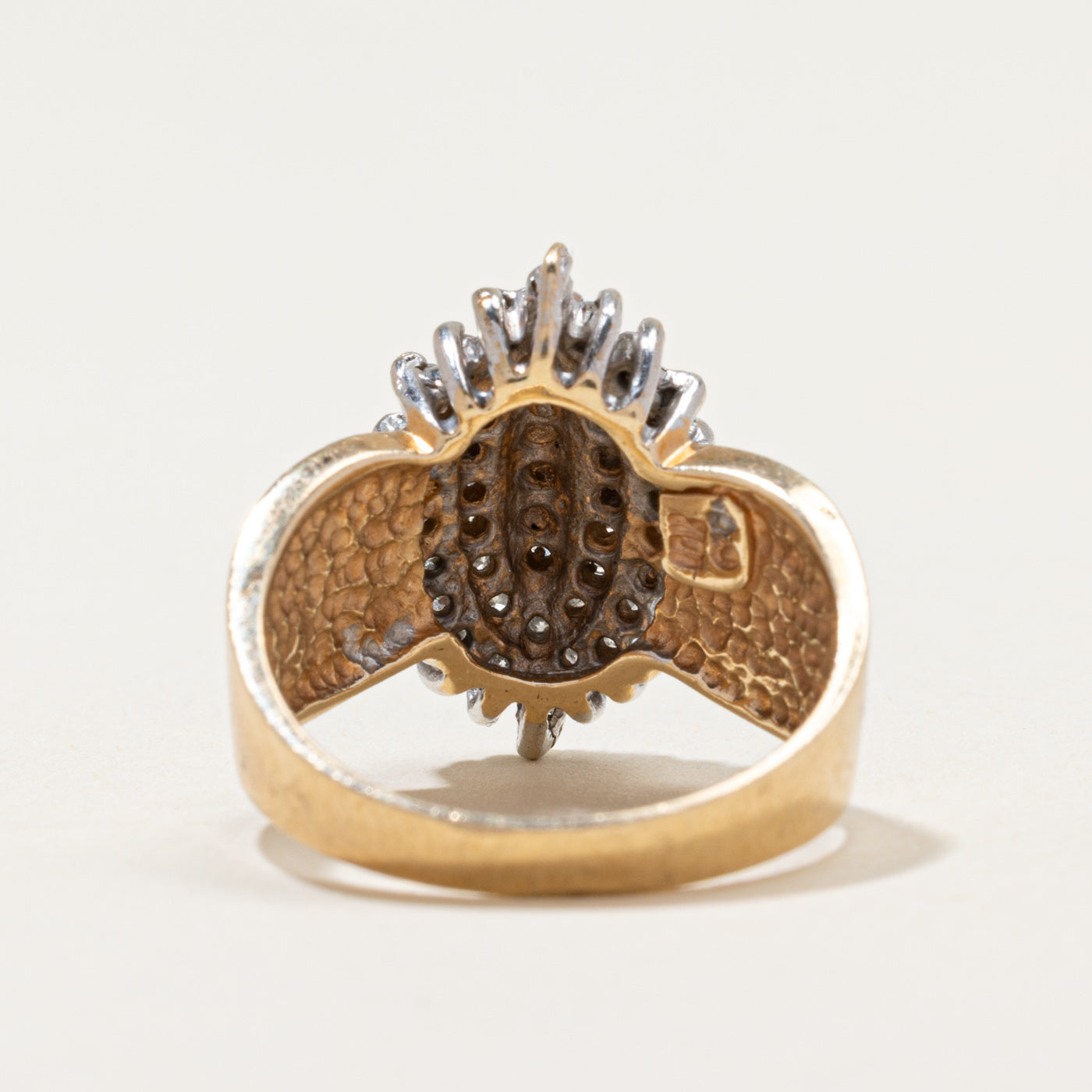 Diamond Marquise Shaped Cluster Ring | 0.55ctw | SZ 6.75