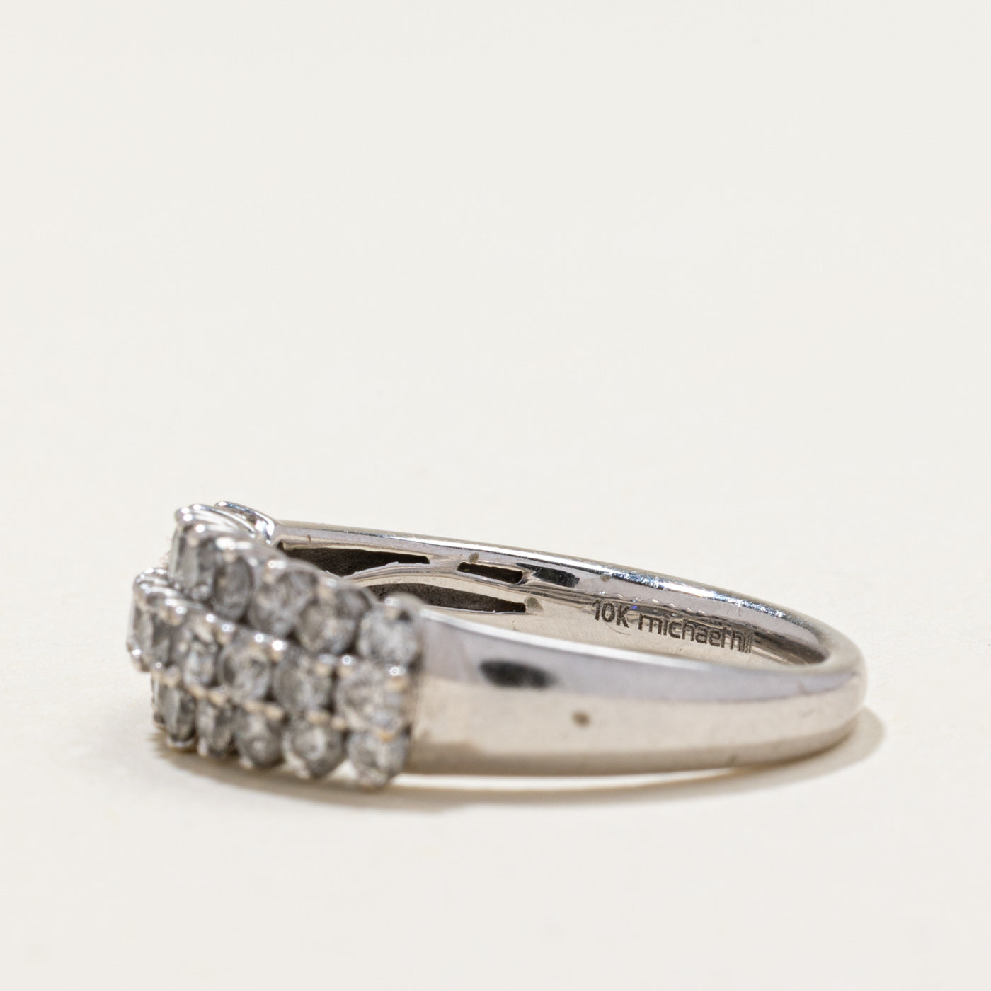 Multi Row Diamond Ring | 1.10ctw | SZ 7.25