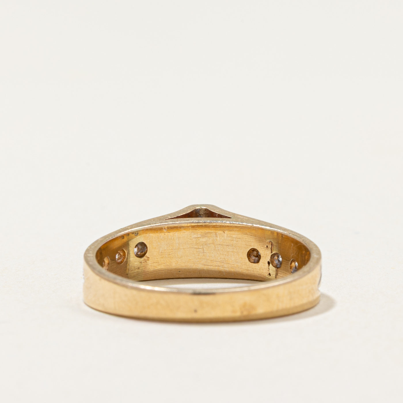 14k Architectural Diamond Ring | 0.20ctw | SZ 6.75