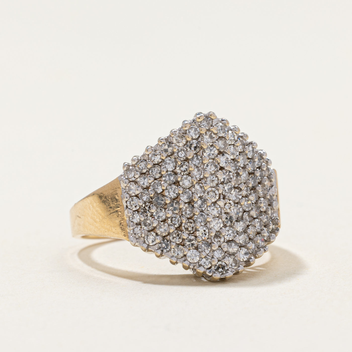 Diamond Cluster Cocktail Ring | 1.00ctw | SZ 7