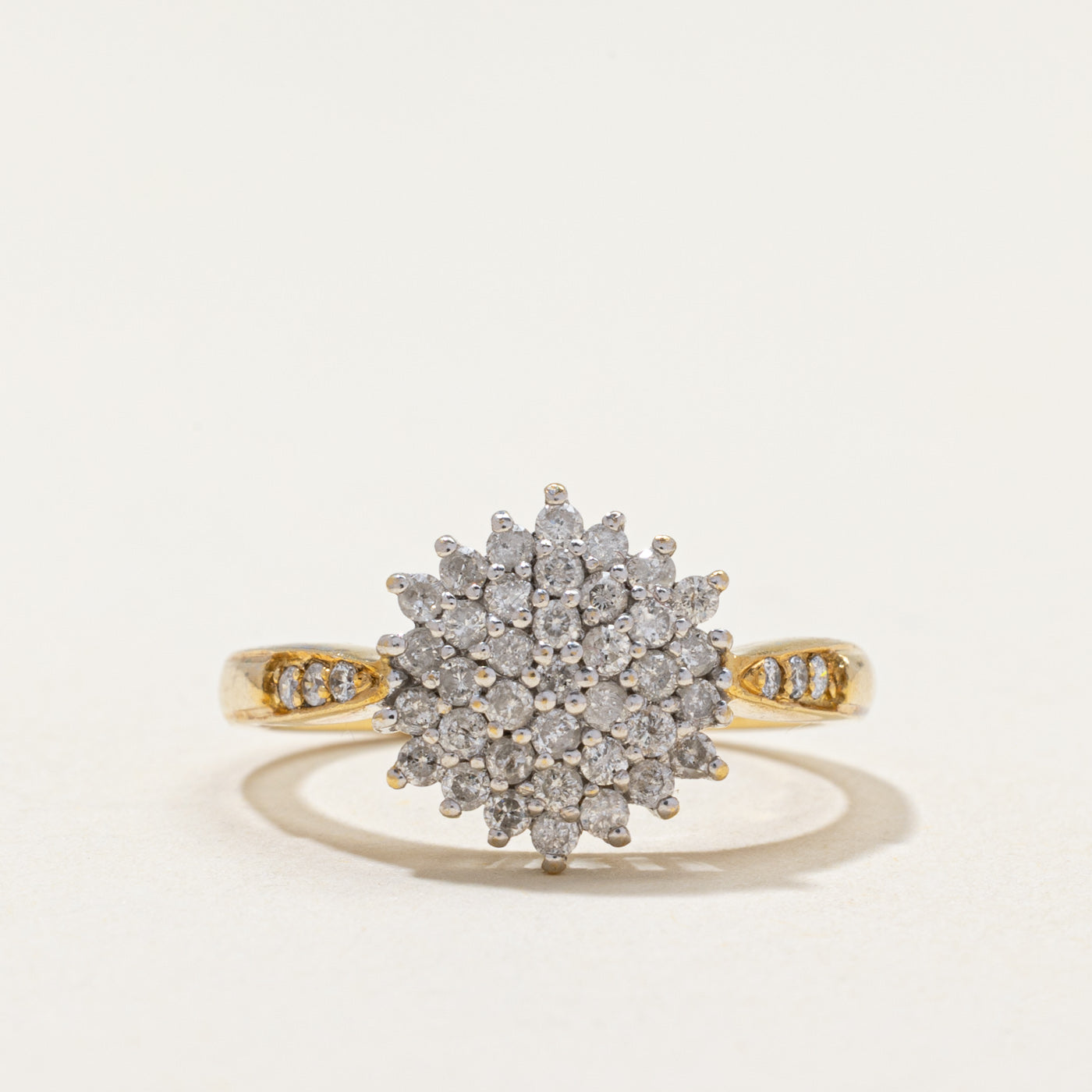 Diamond Cluster Cocktail Ring | 0.50ctw | SZ 6.25