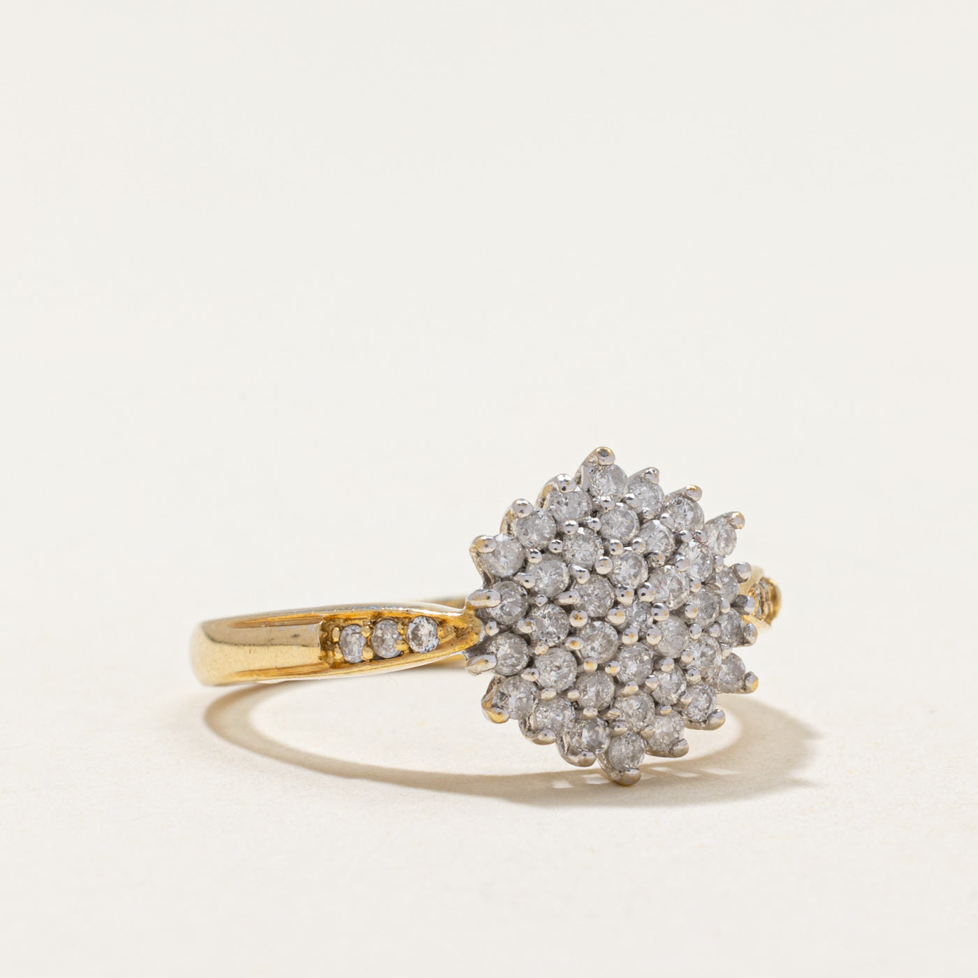 Diamond Cluster Cocktail Ring | 0.50ctw | SZ 6.25